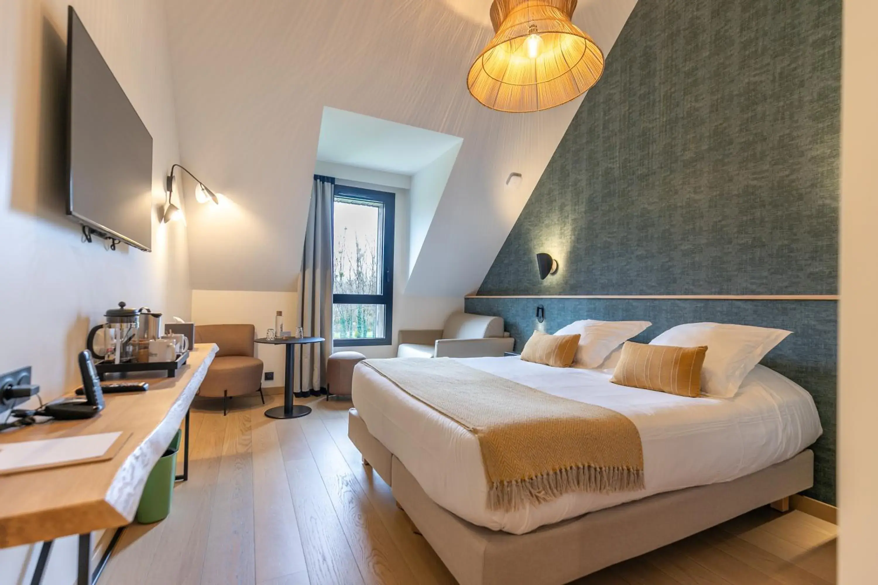 Double Room in Auberge de la Caillère Double Room in Auberge de la Caillère