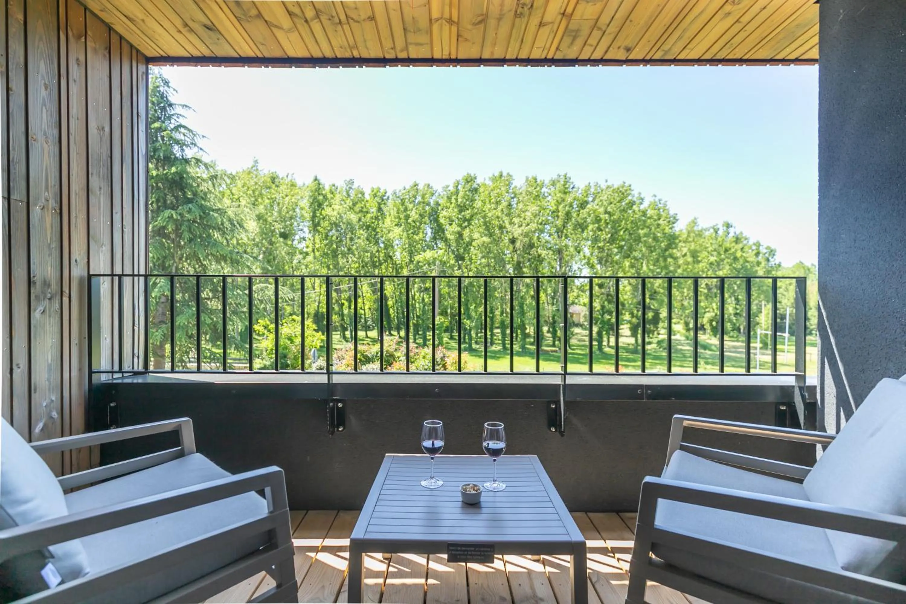 Balcony/Terrace in Auberge de la Caillère