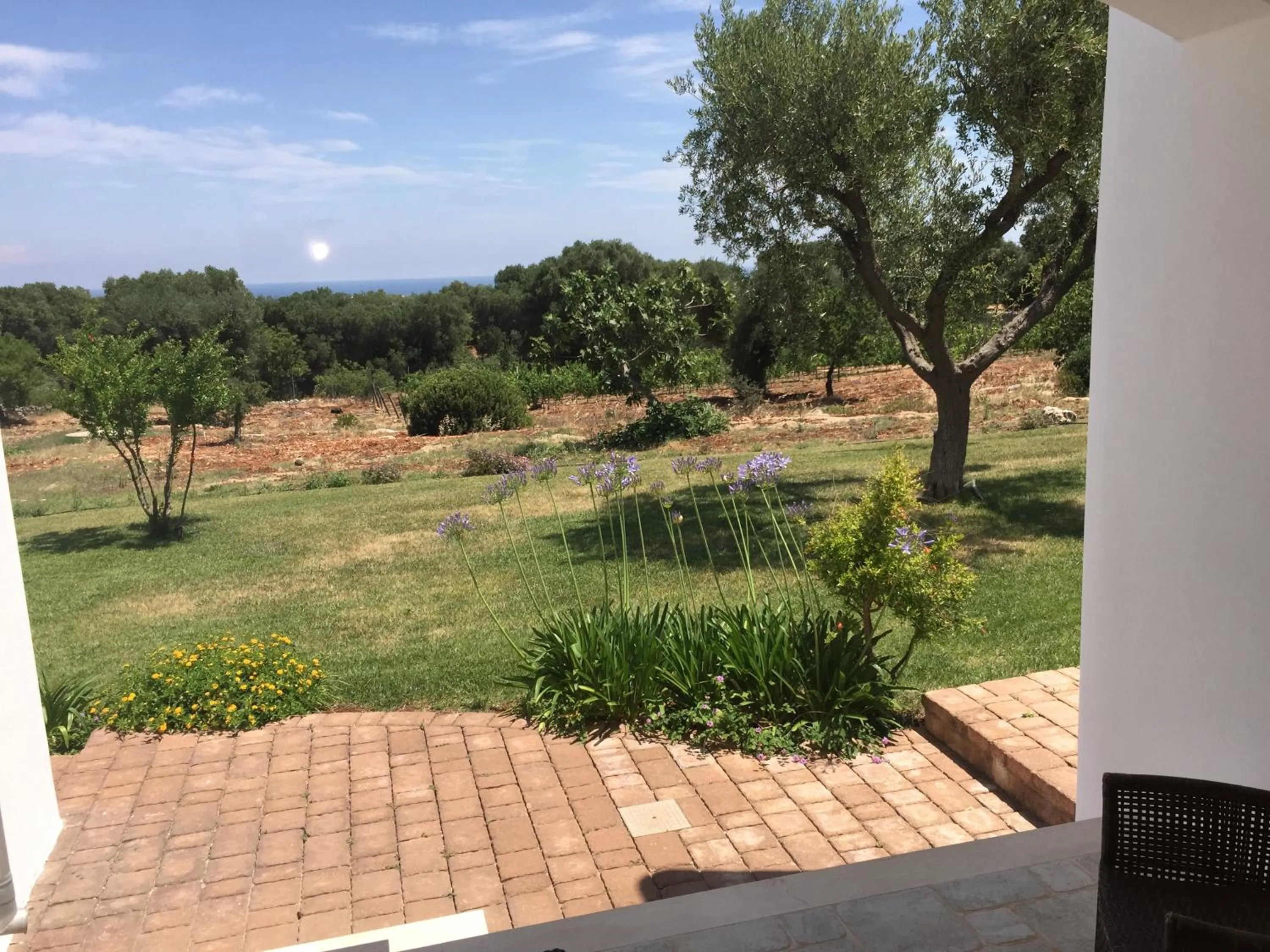 Patio in B&B La Vigna