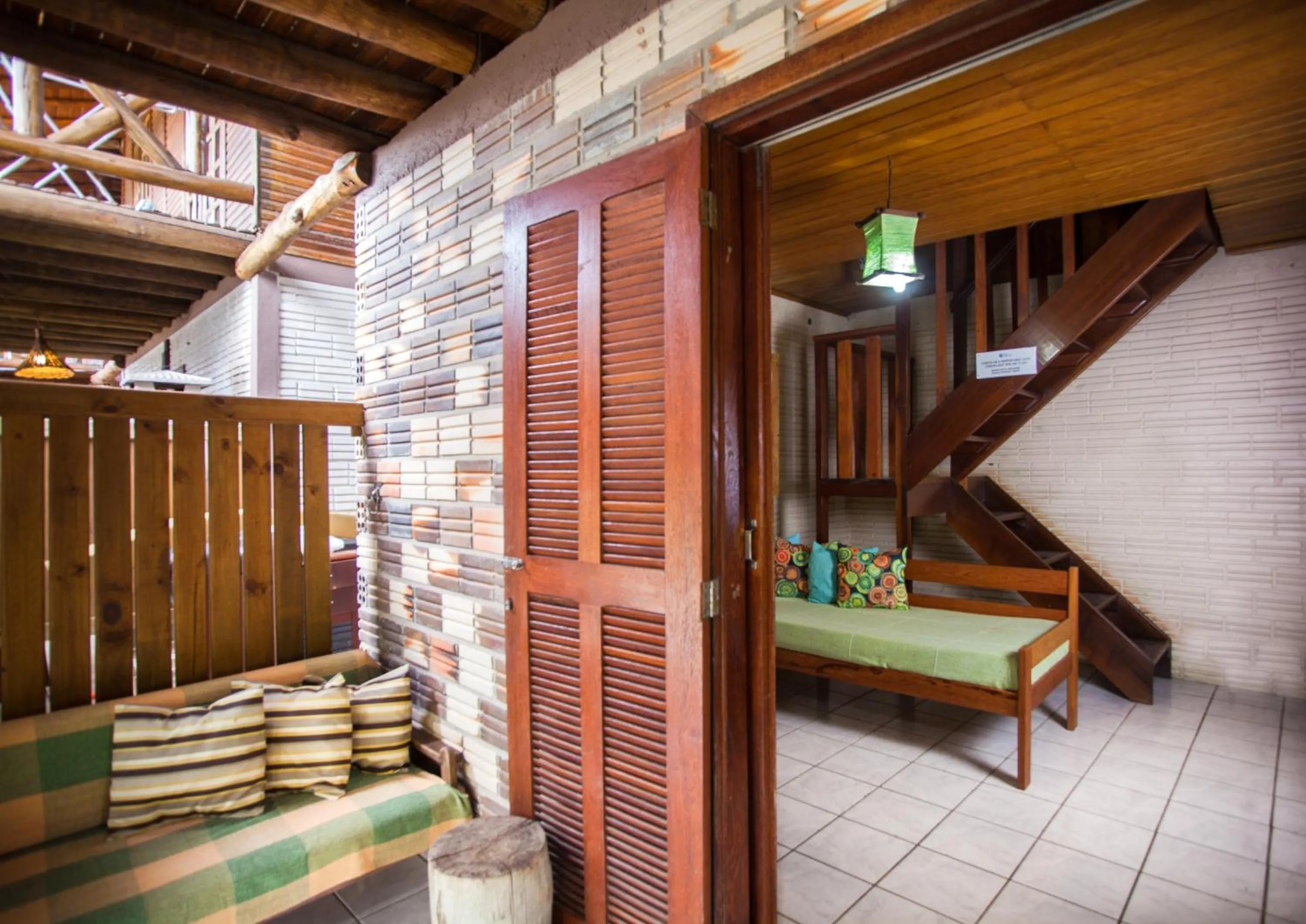Balcony/Terrace in Pousada Cabanas Kaia Lua