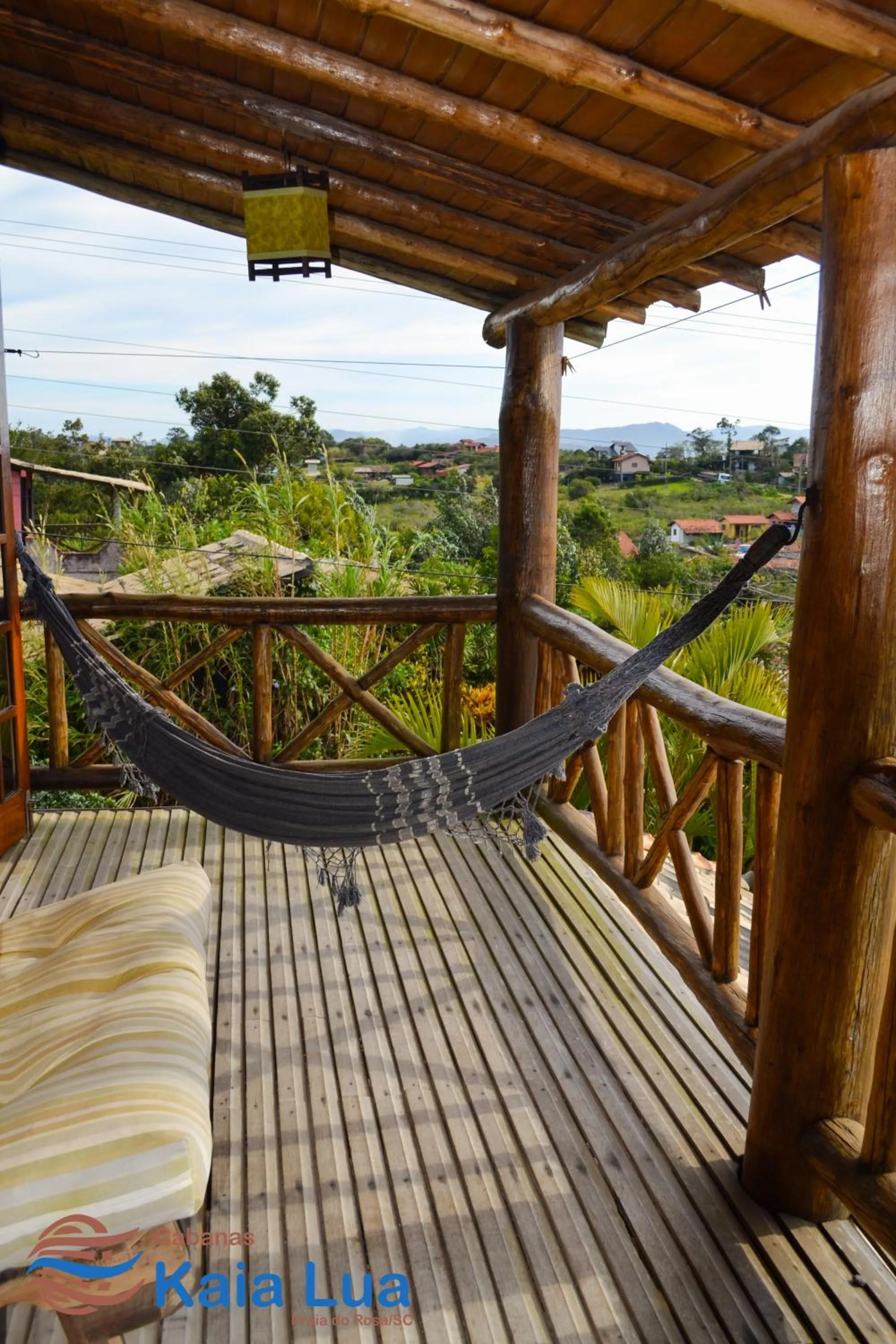 Balcony/Terrace in Pousada Cabanas Kaia Lua