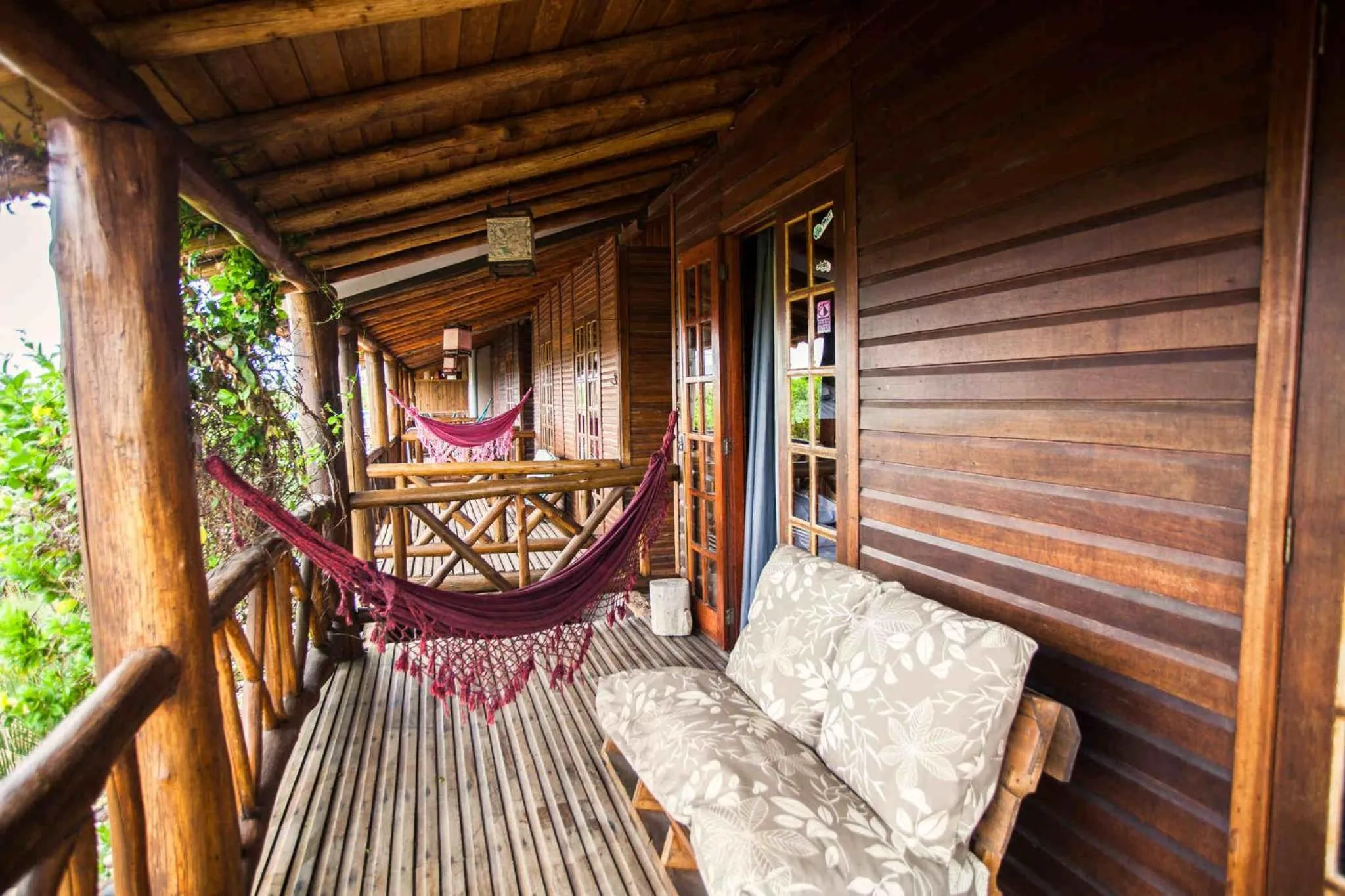 Balcony/Terrace in Pousada Cabanas Kaia Lua