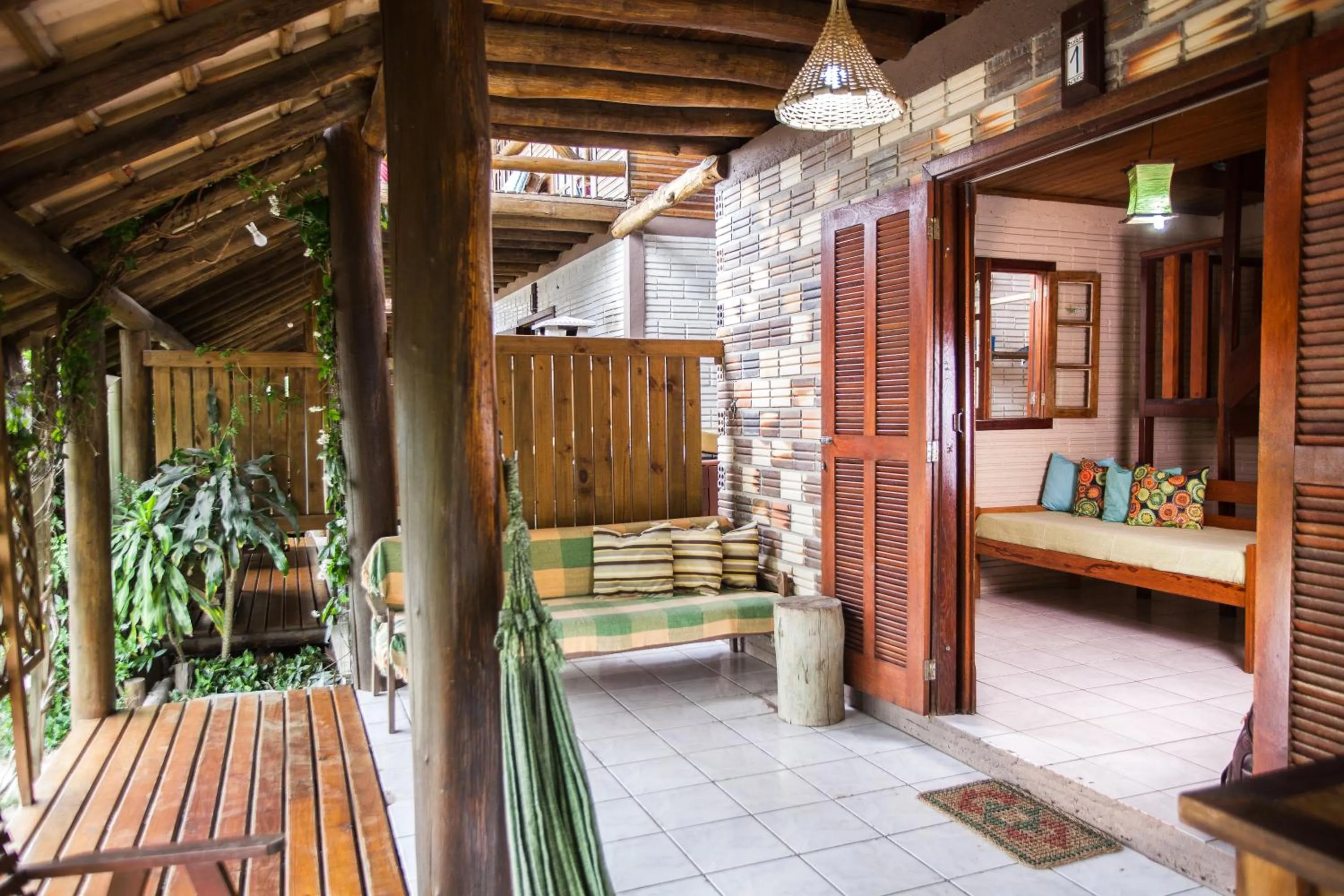 Patio in Pousada Cabanas Kaia Lua