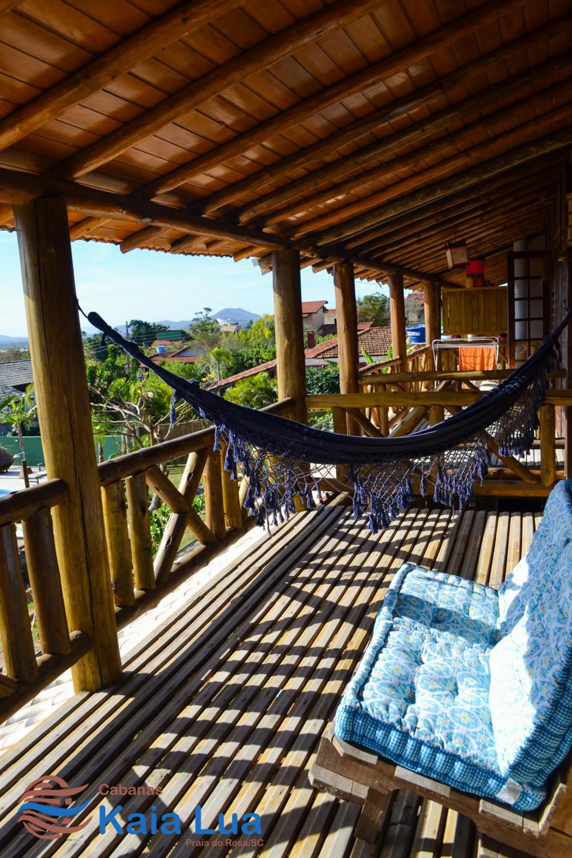 Balcony/Terrace in Pousada Cabanas Kaia Lua