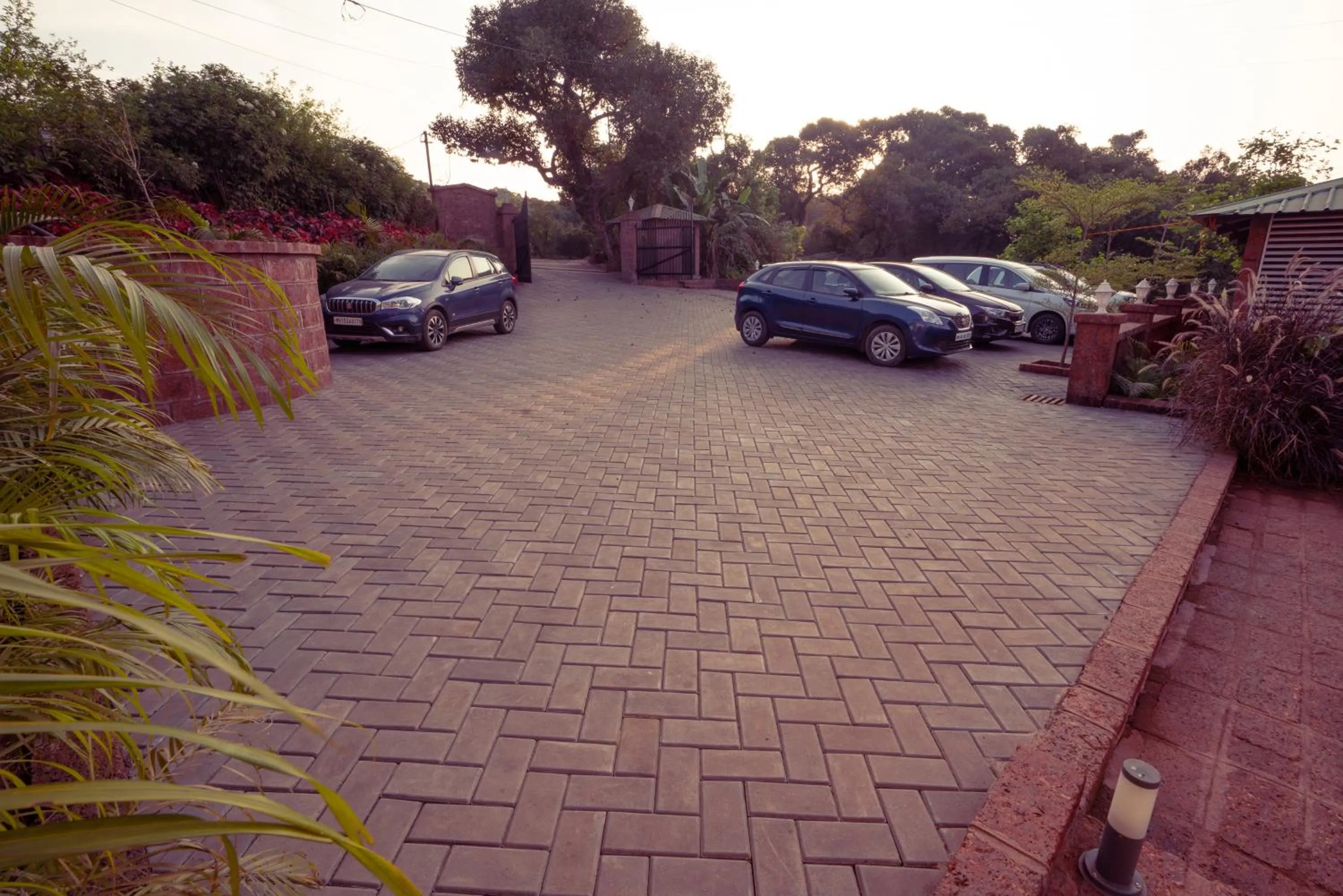 Parking in La Serene Resort and Spa