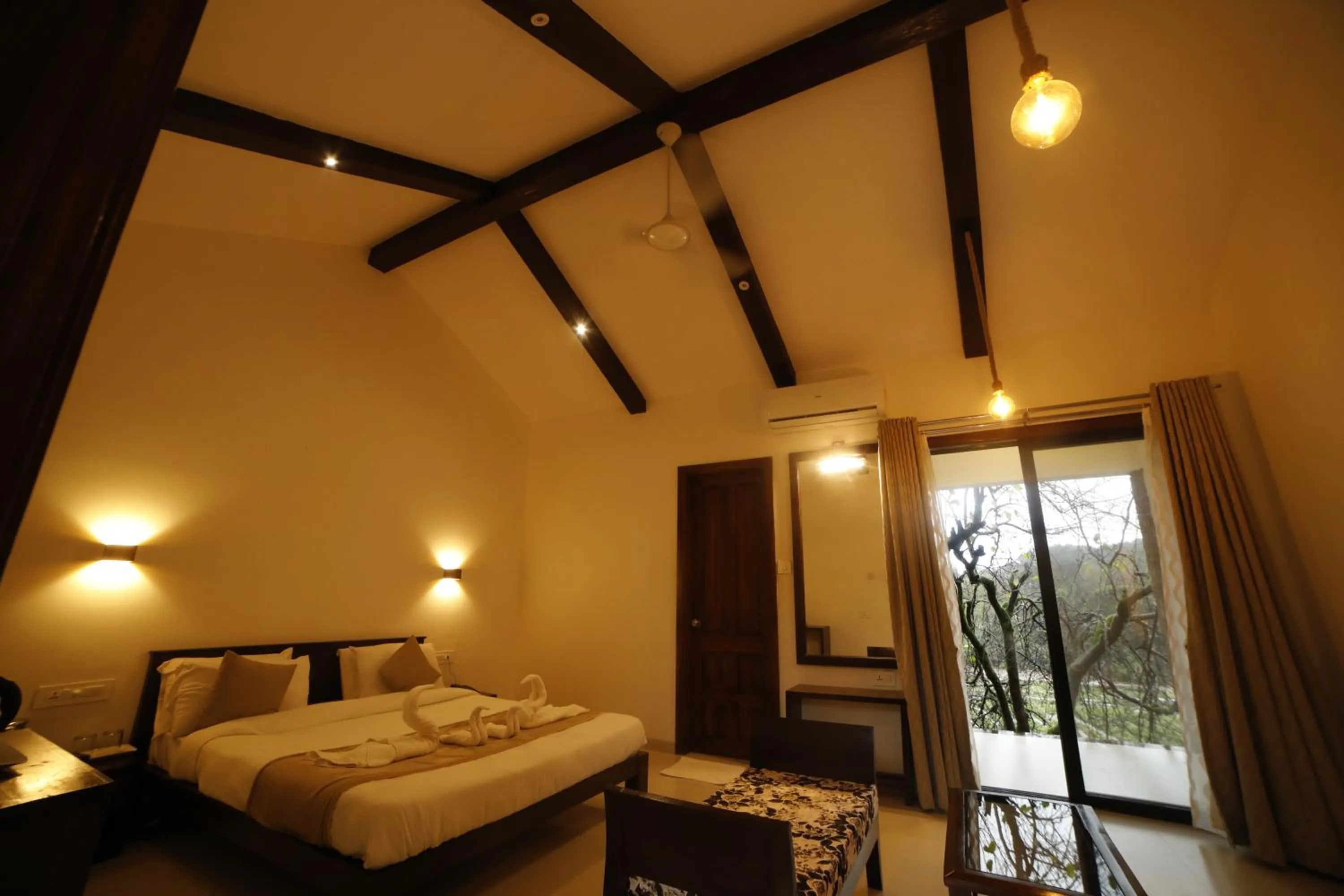 Natural landscape, Bed in La Serene Resort and Spa