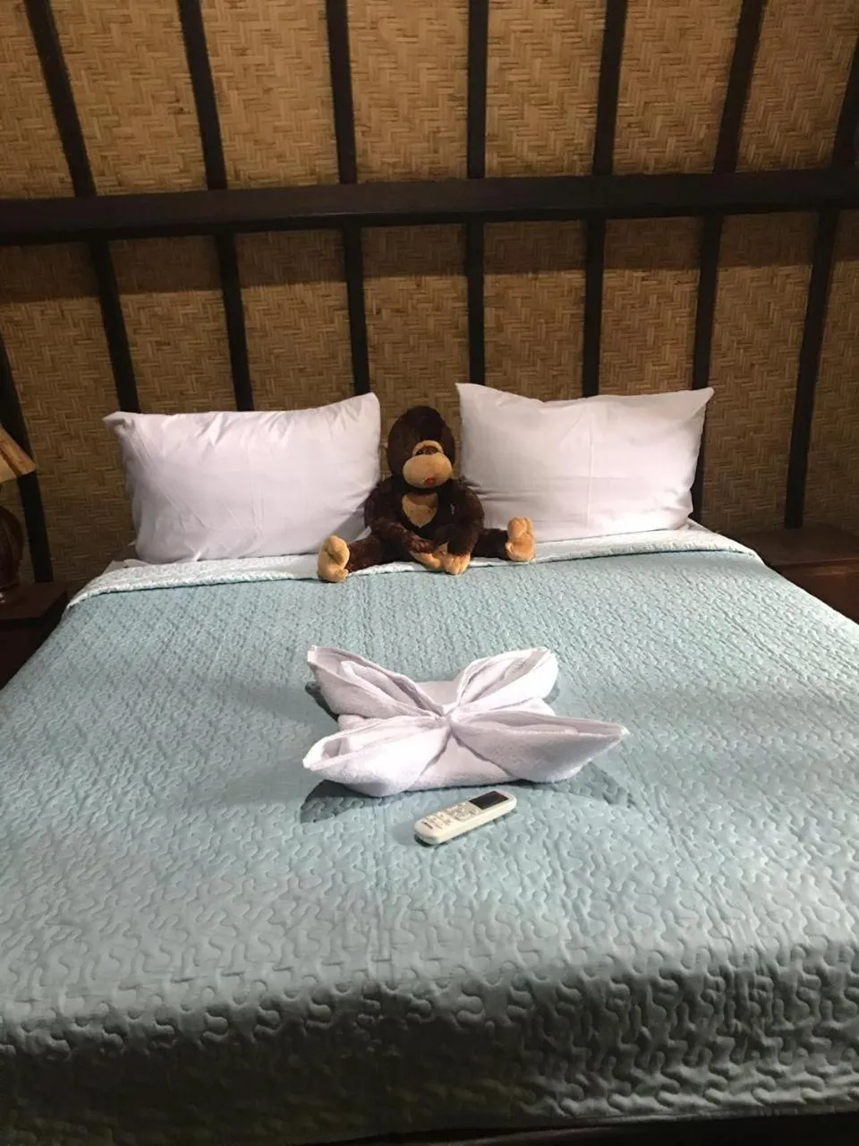 Bed in Gili Davidoff Bungalow