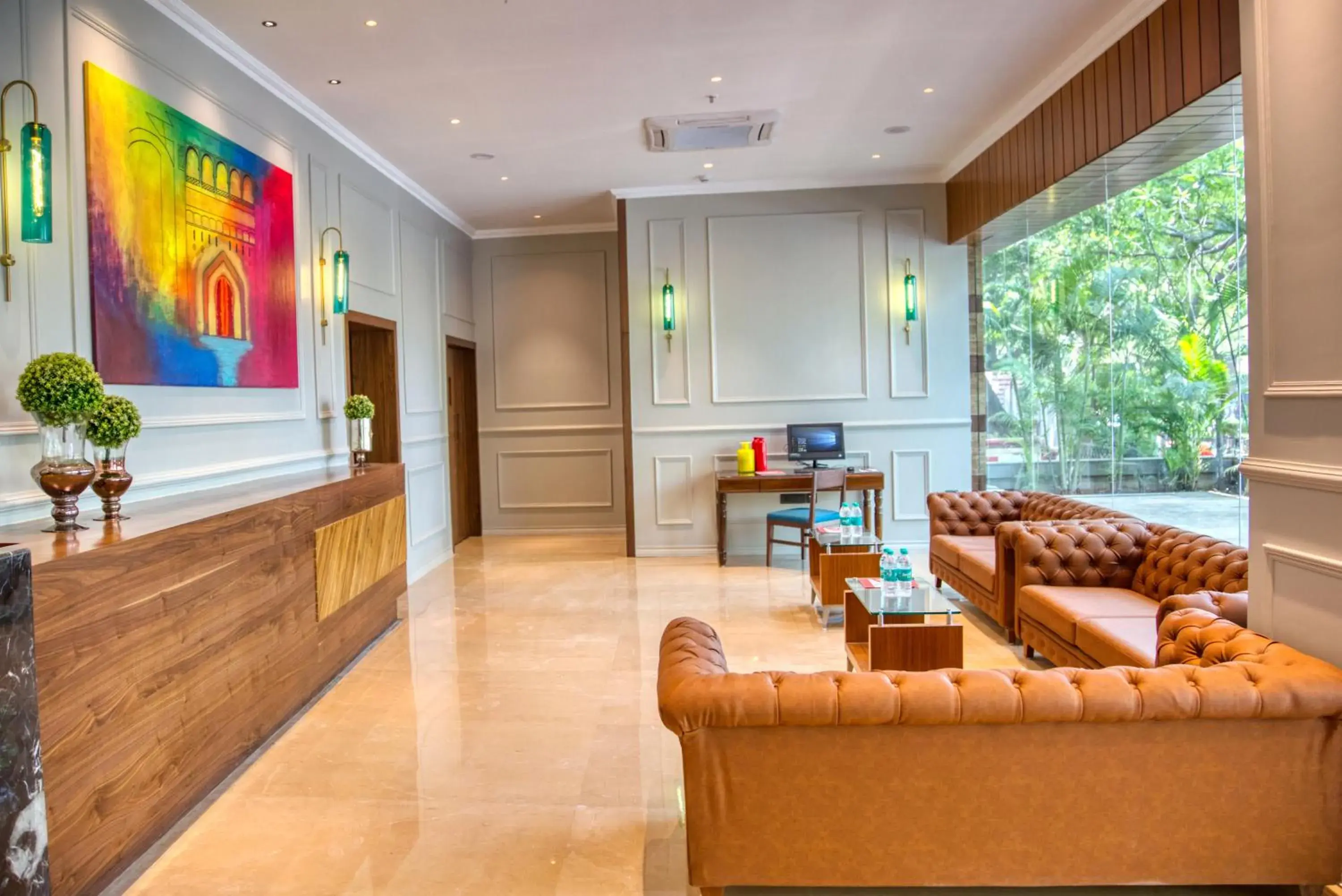 Lobby or reception in 7 Apple Hotel - Viman Nagar Pune Lobby or reception in 7 Apple Hotel - Viman Nagar Pune