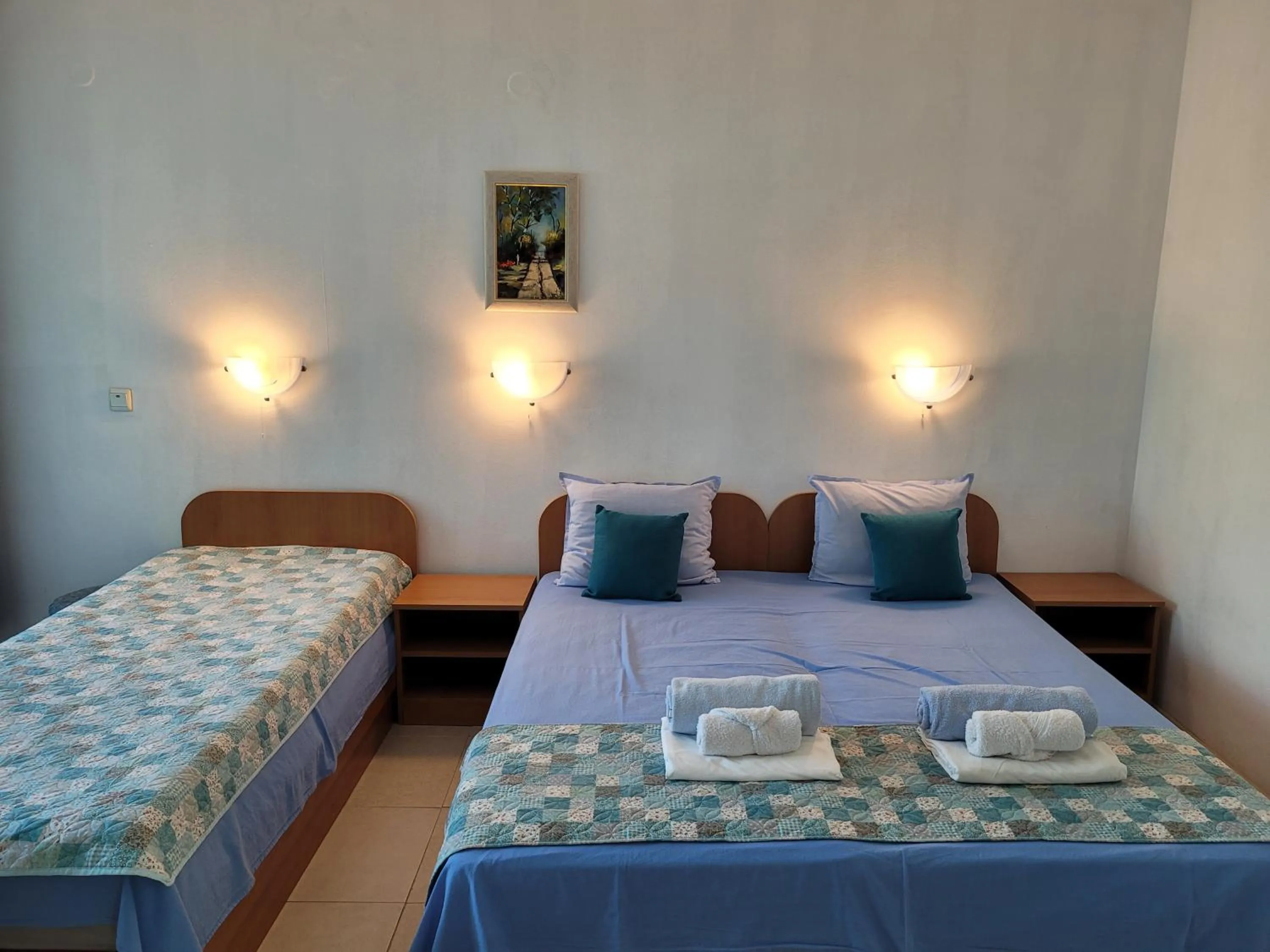 Bed in Hotel Veronika