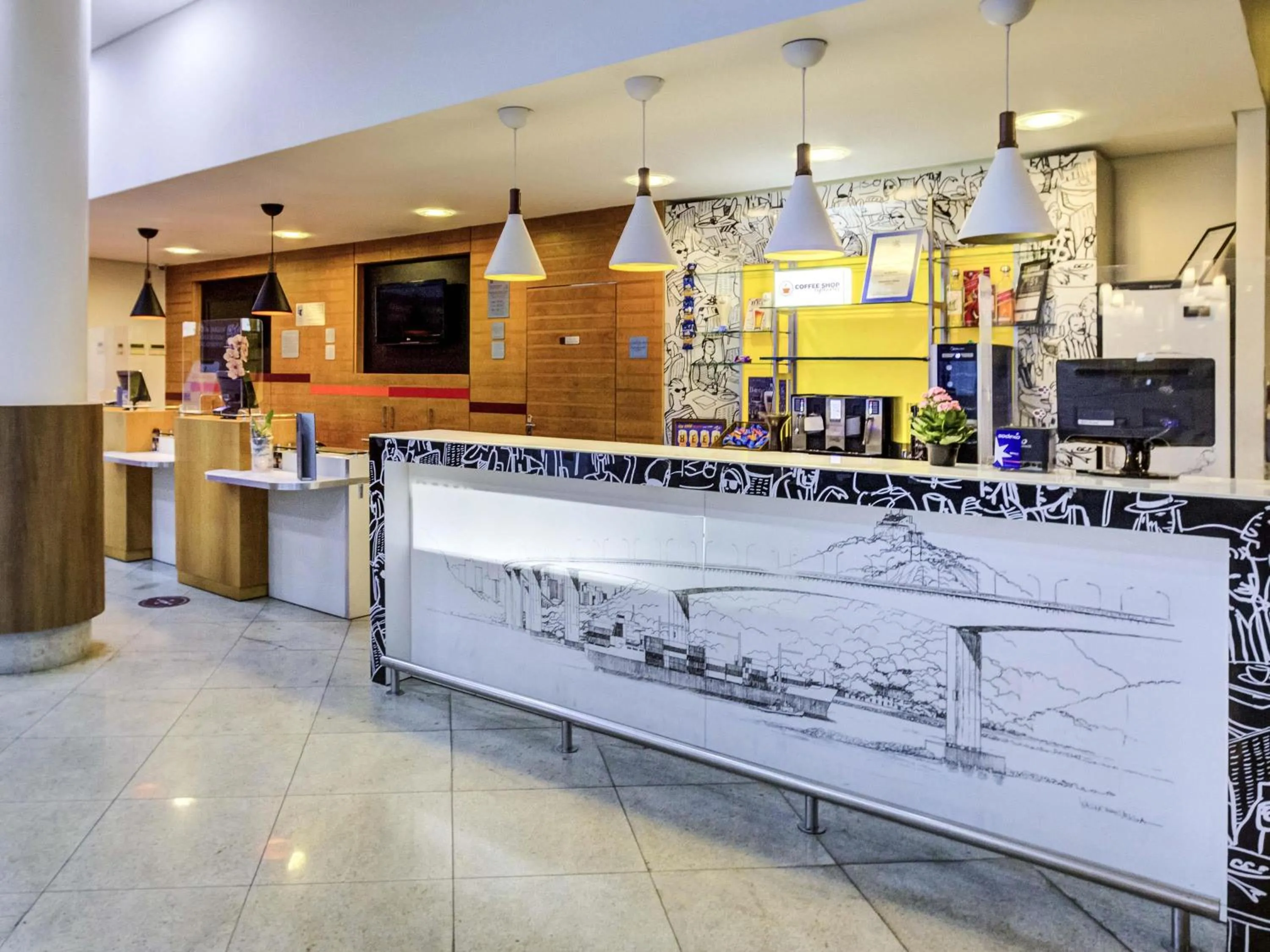 Lounge or bar in ibis Vitoria Praia de Camburi