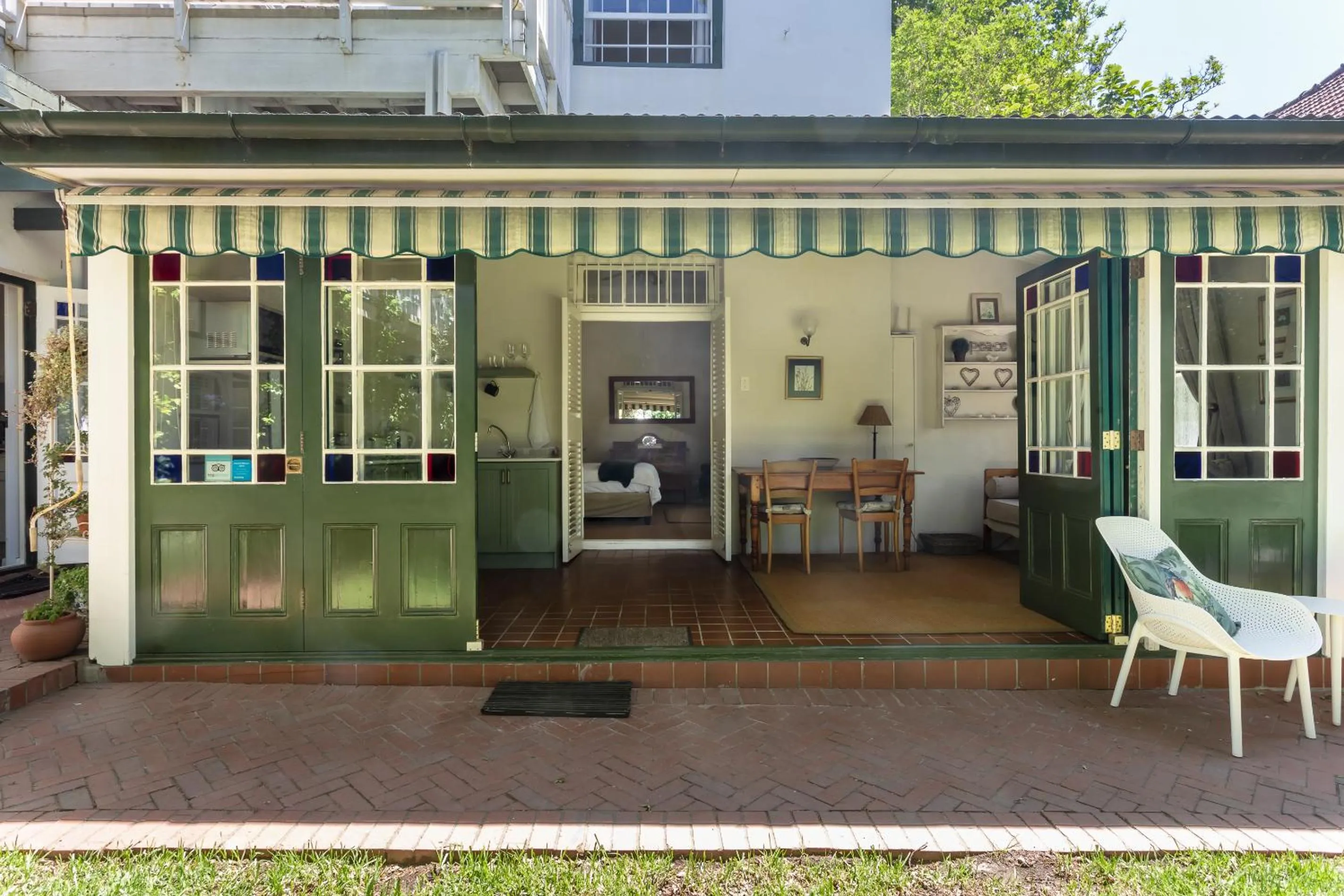 Patio in Sandown Lodge