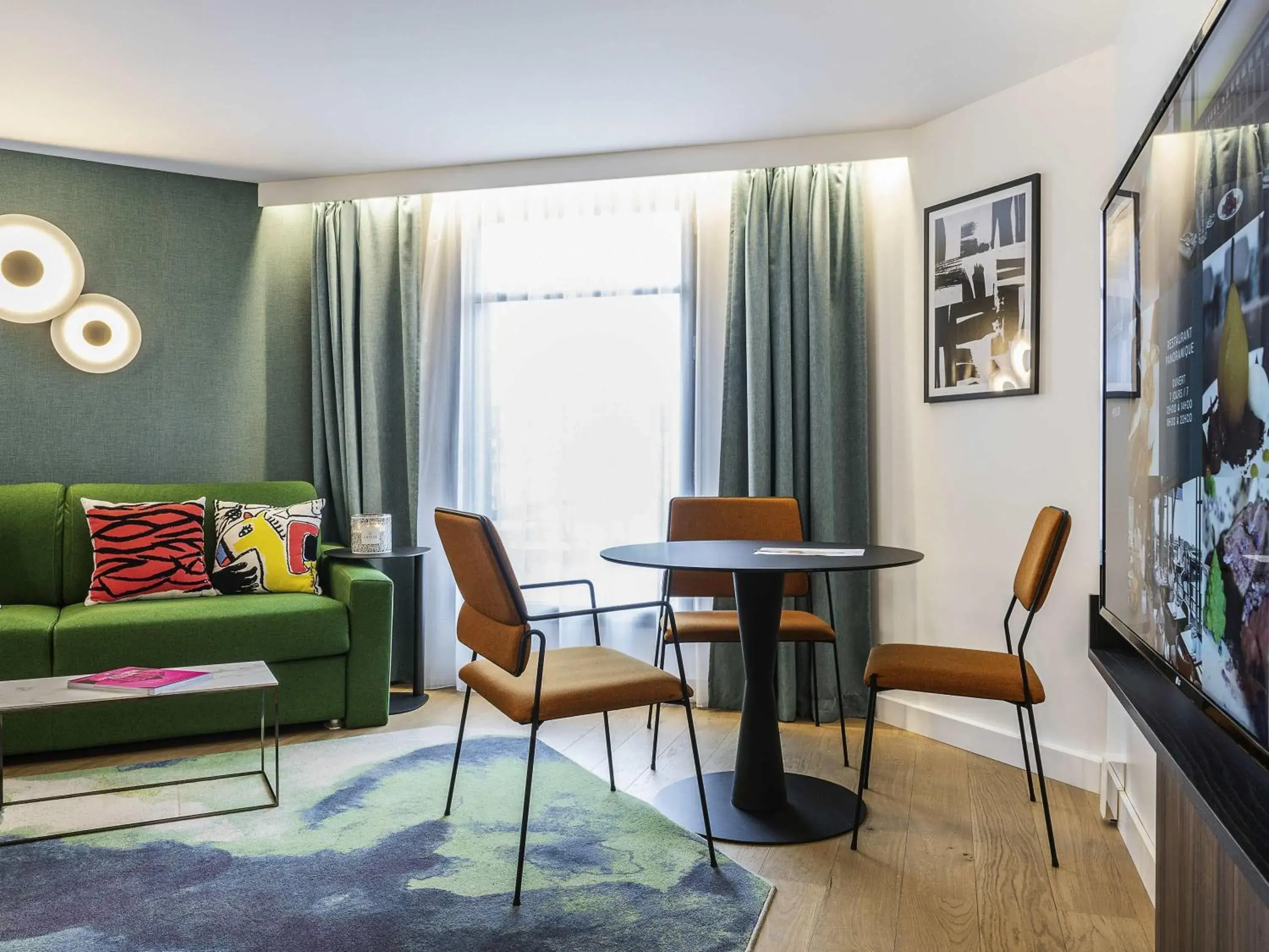 Junior Suite with One Double Bed and One Sofabed in Novotel Deauville Plage Junior Suite with One Double Bed and One Sofabed in Novotel Deauville Plage