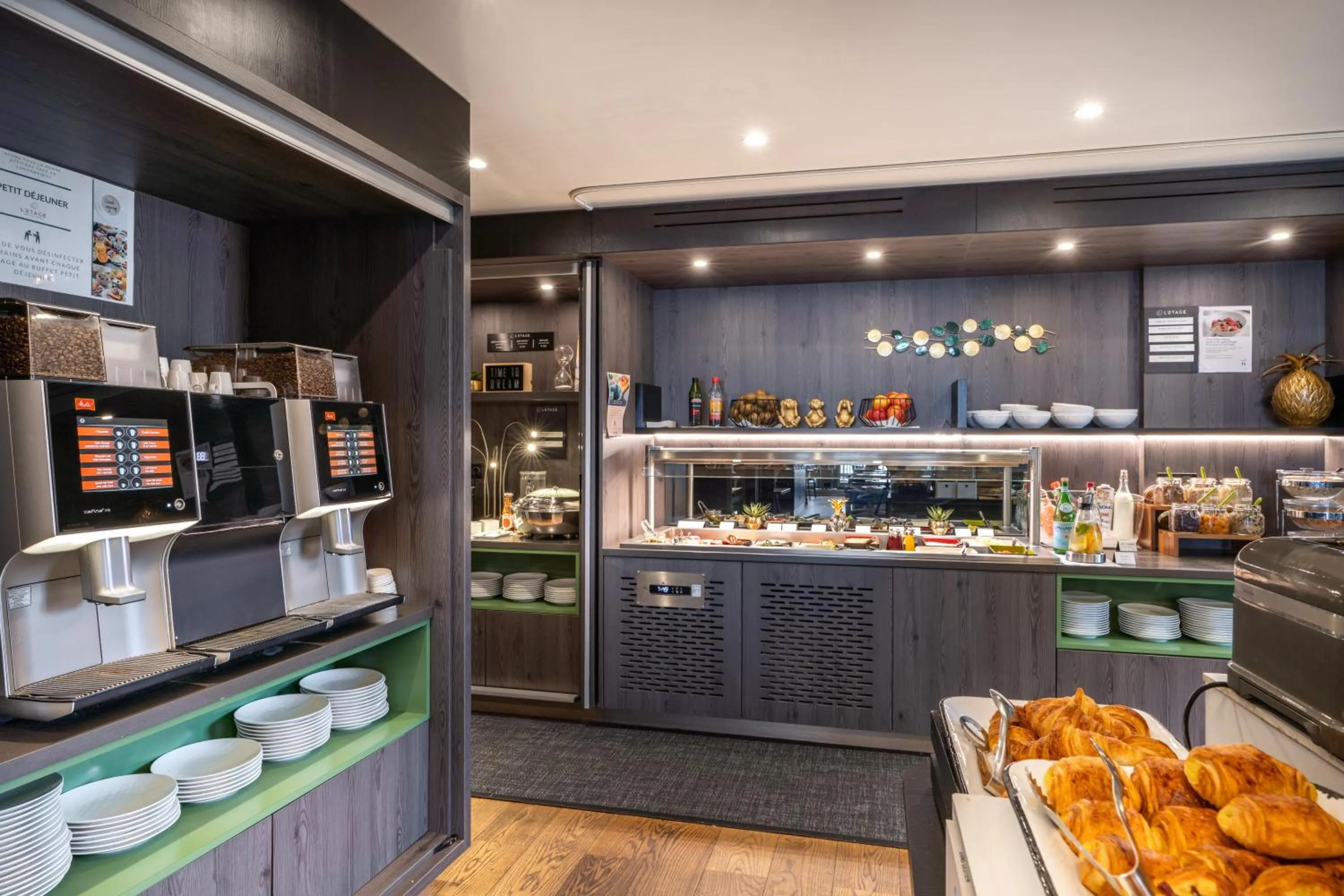 Continental breakfast in Novotel Deauville Plage