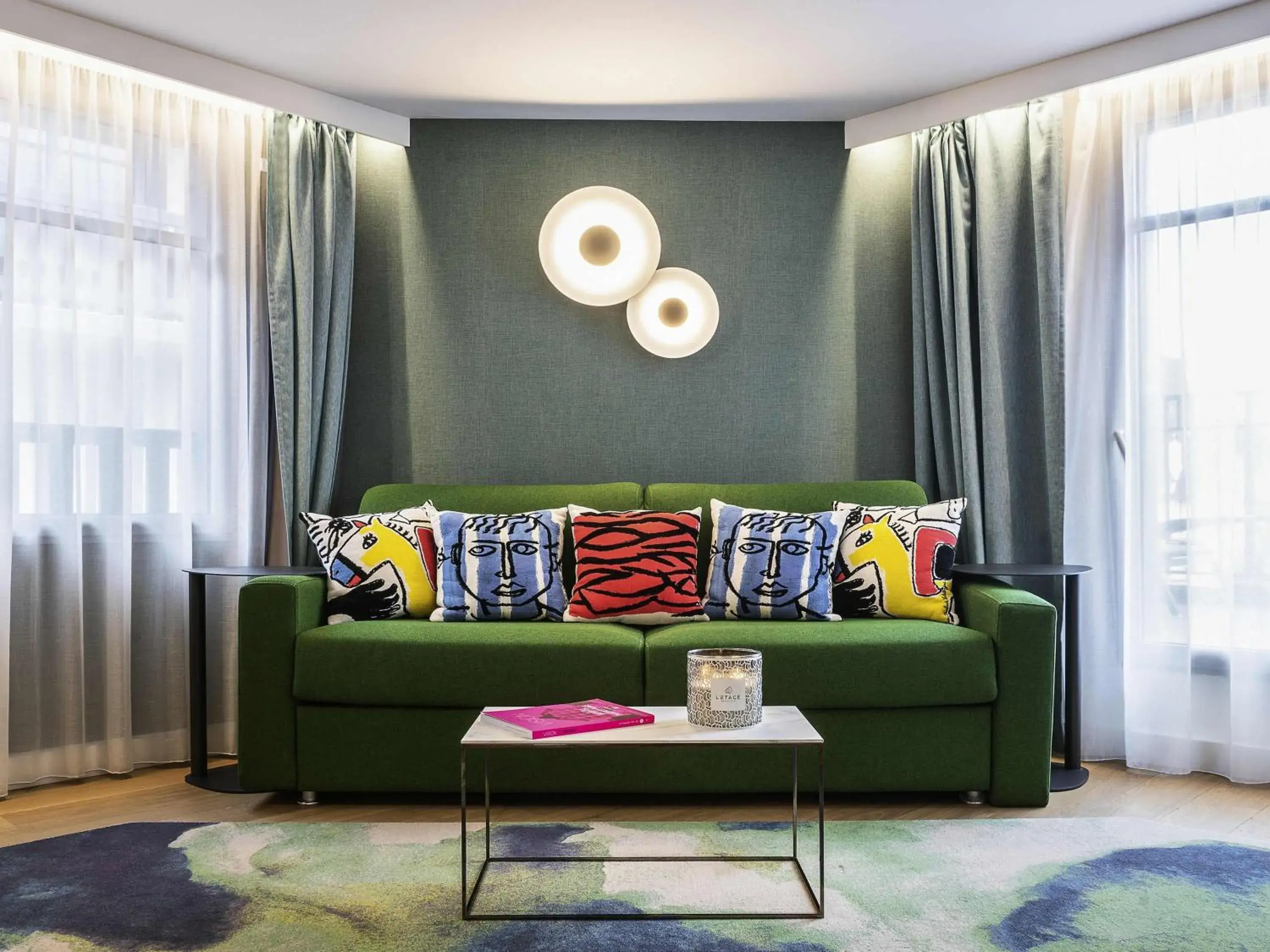 Junior Suite with One Double Bed and One Sofabed in Novotel Deauville Plage Junior Suite with One Double Bed and One Sofabed in Novotel Deauville Plage