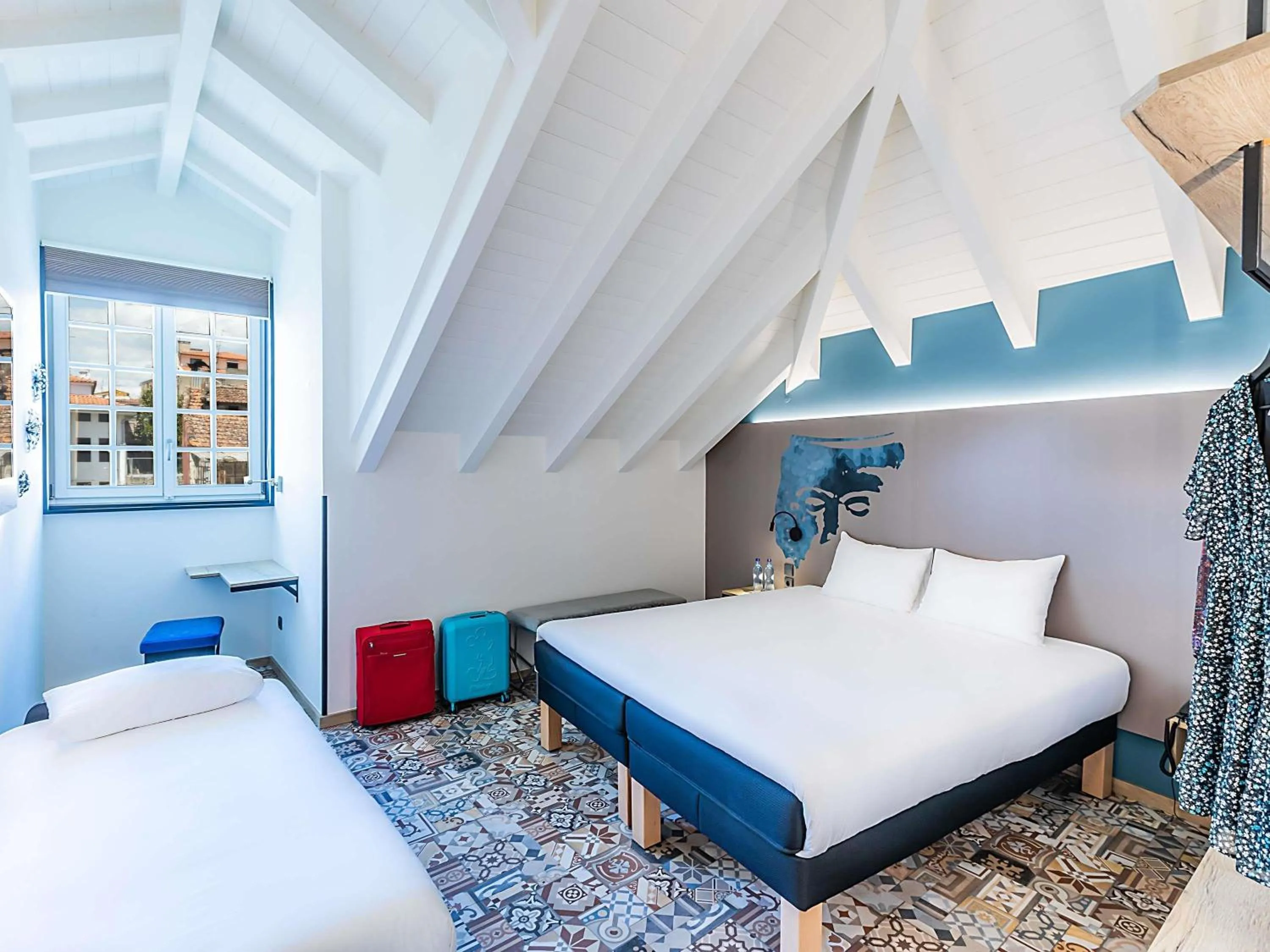 Bedroom, Bed in ibis Styles Chaves