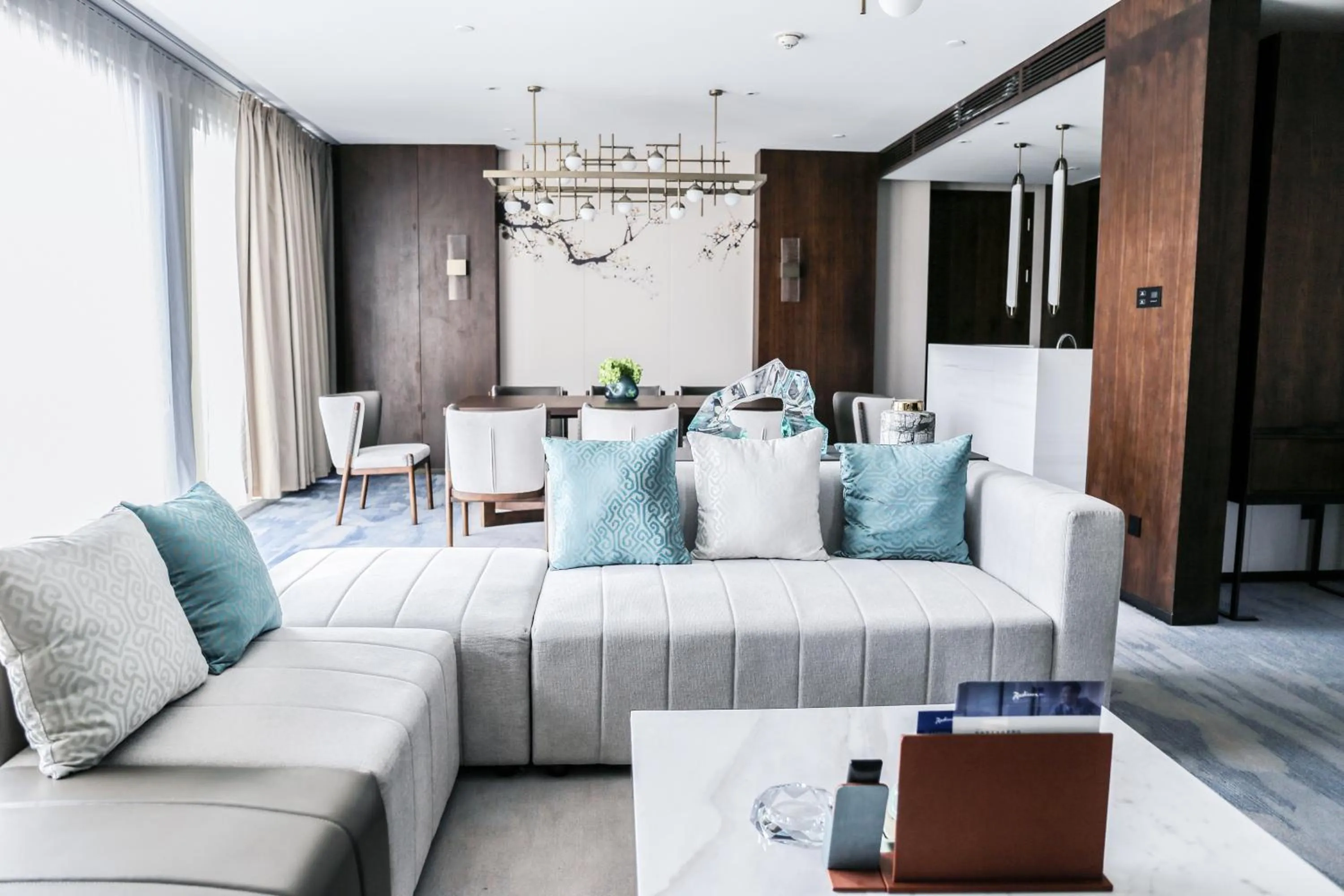 Decorative detail in Radisson Blu Hangzhou Xintiandi