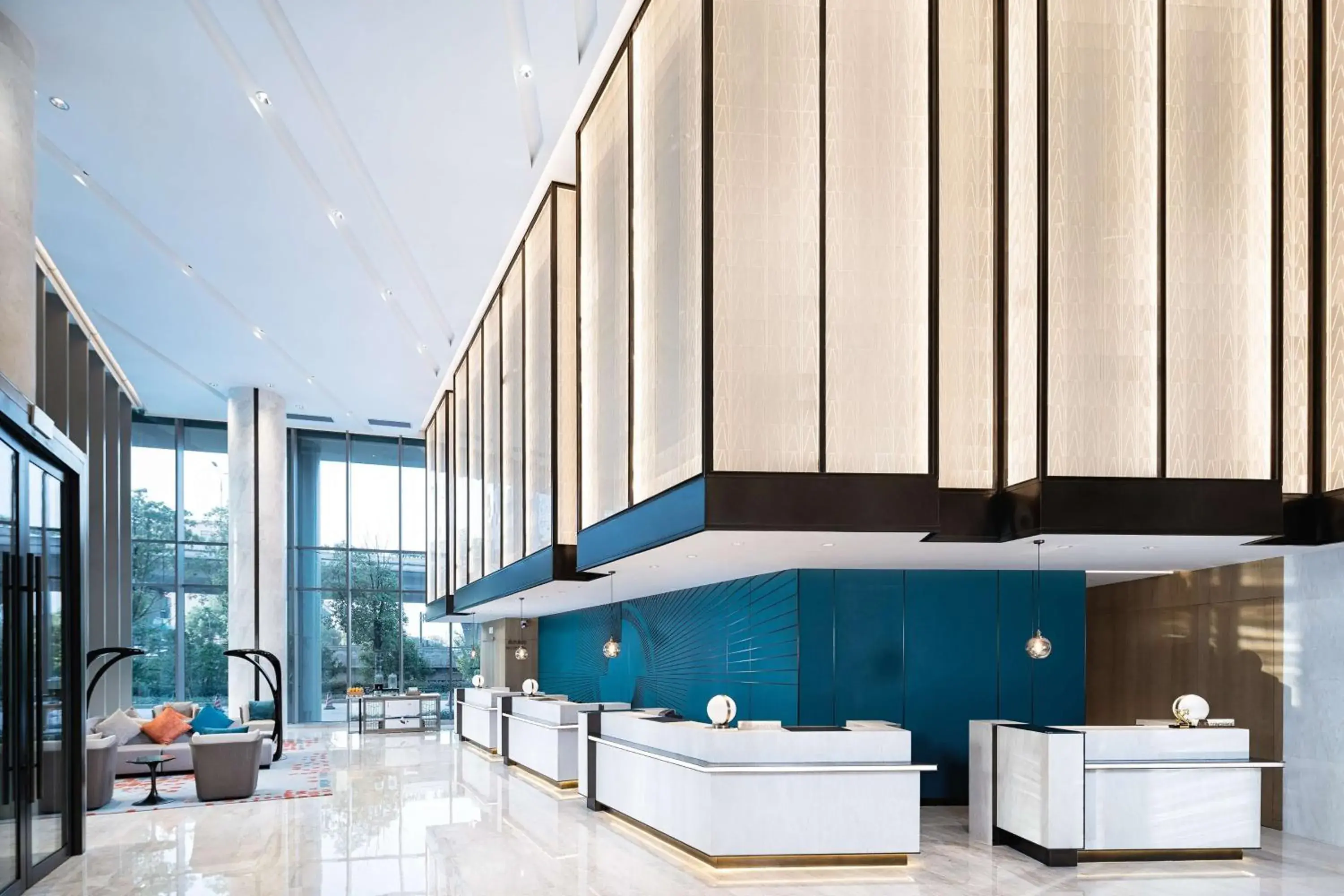 Lobby or reception in Radisson Blu Hangzhou Xintiandi Lobby or reception in Radisson Blu Hangzhou Xintiandi