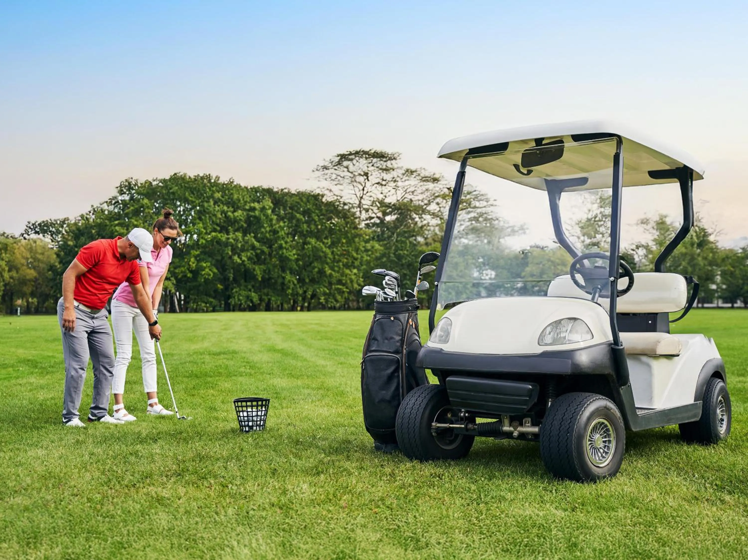 Golfcourse in Radisson Lampung Kedaton