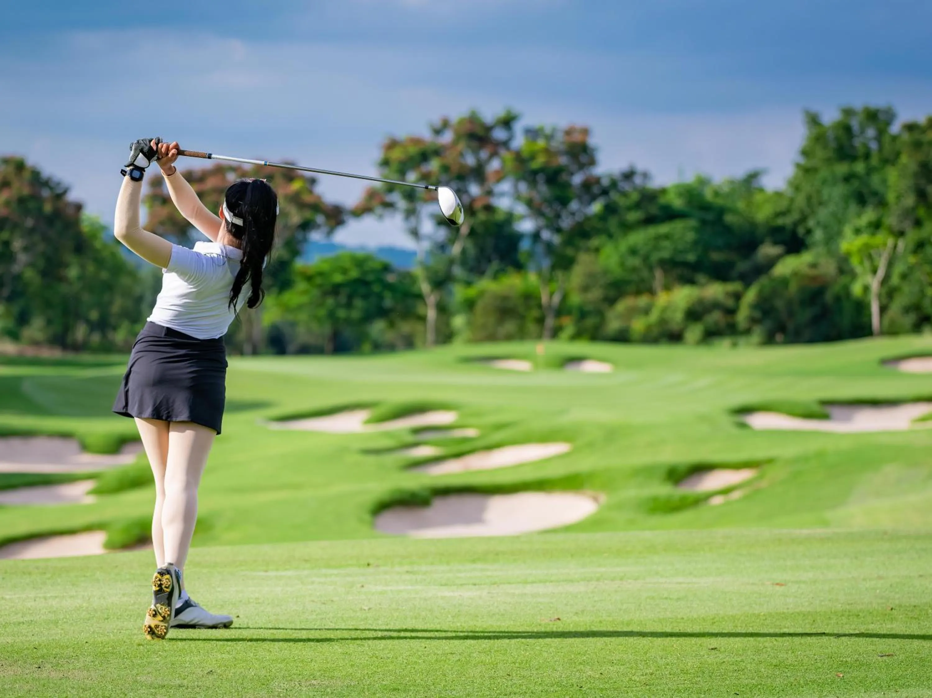 Golfcourse in Radisson Lampung Kedaton