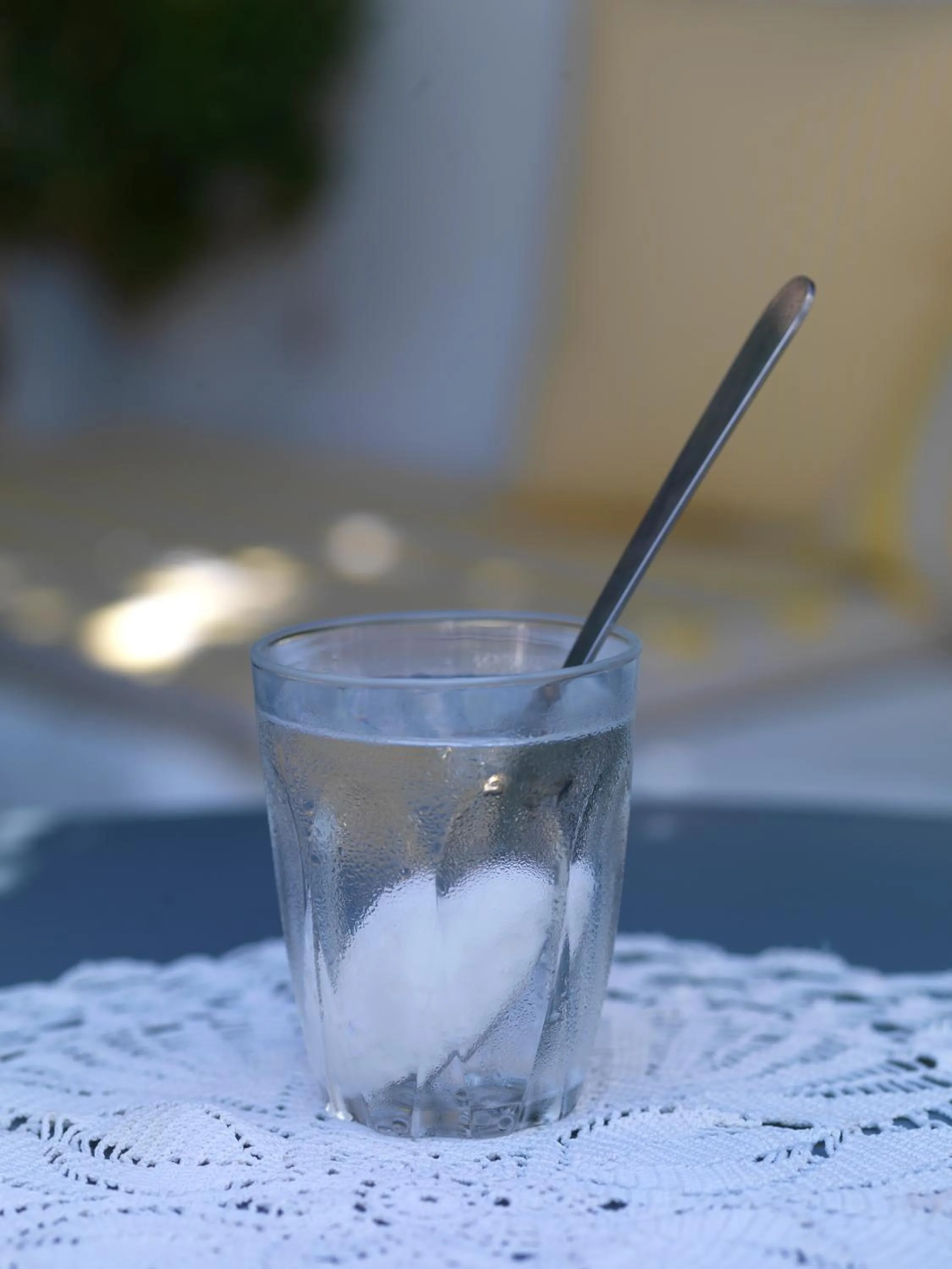 Decorative detail in Sto Roloi Island Houses