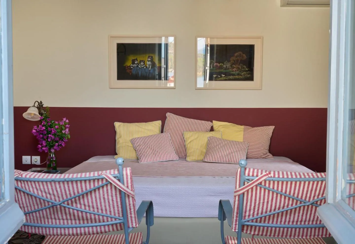 Living room in Sto Roloi Island Houses