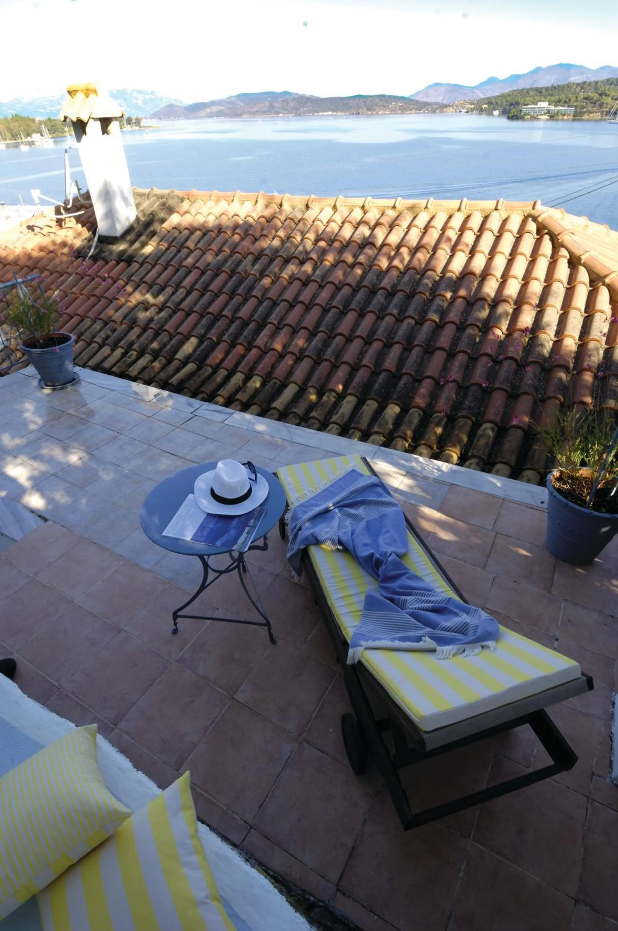 Balcony/Terrace in Sto Roloi Island Houses