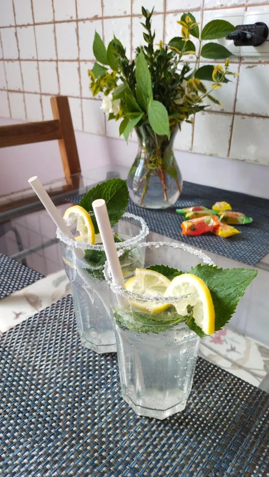 Decorative detail in Willa Retro Hostel & Garden