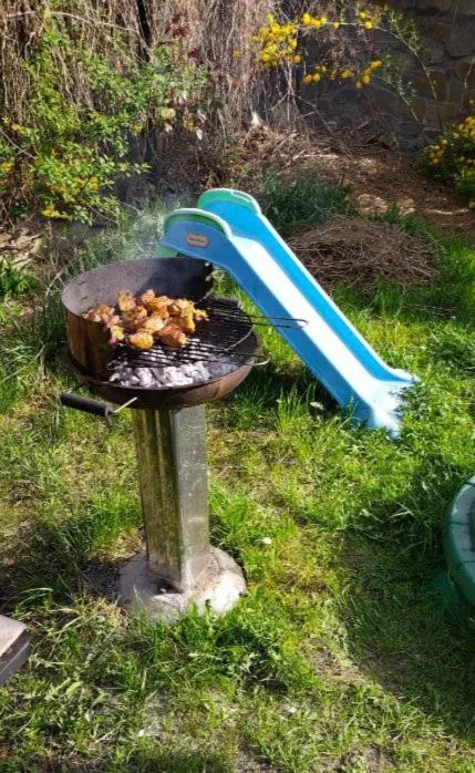 Patio in Willa Retro Hostel & Garden