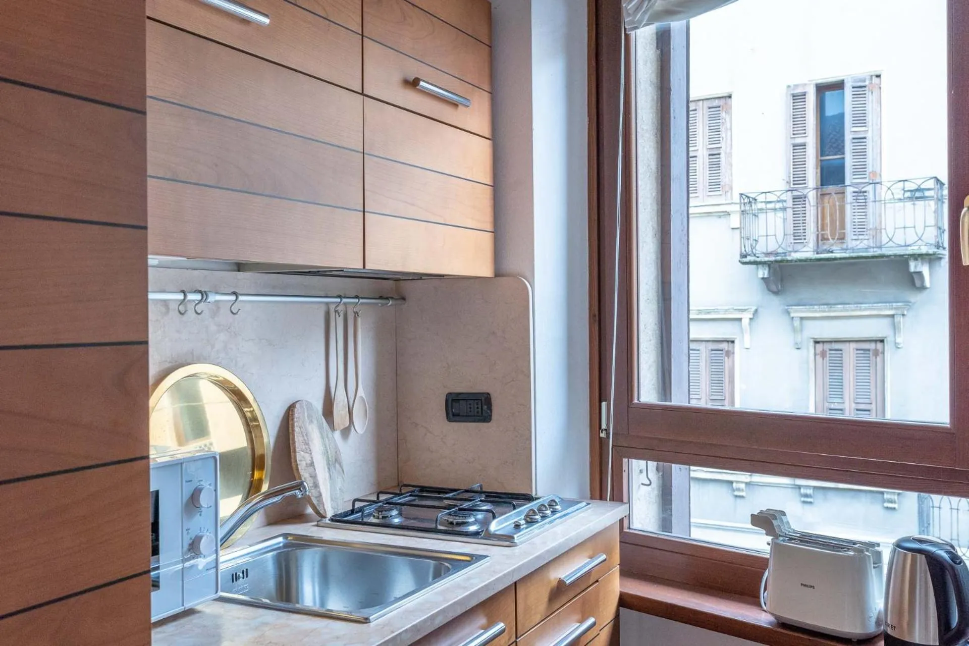 Kitchen or kitchenette in Arena Balcony