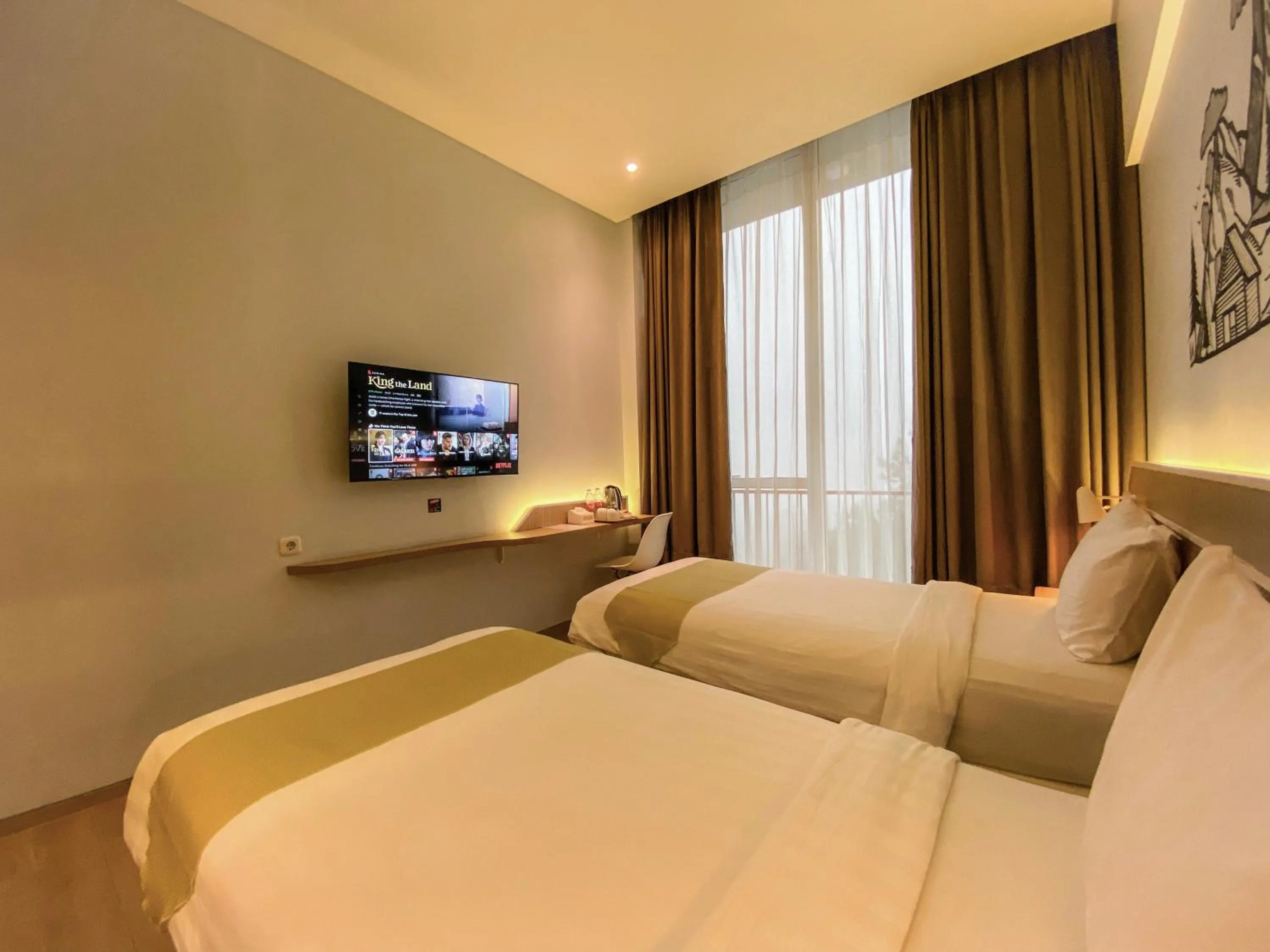 Bed in Facade Hotel by Azana