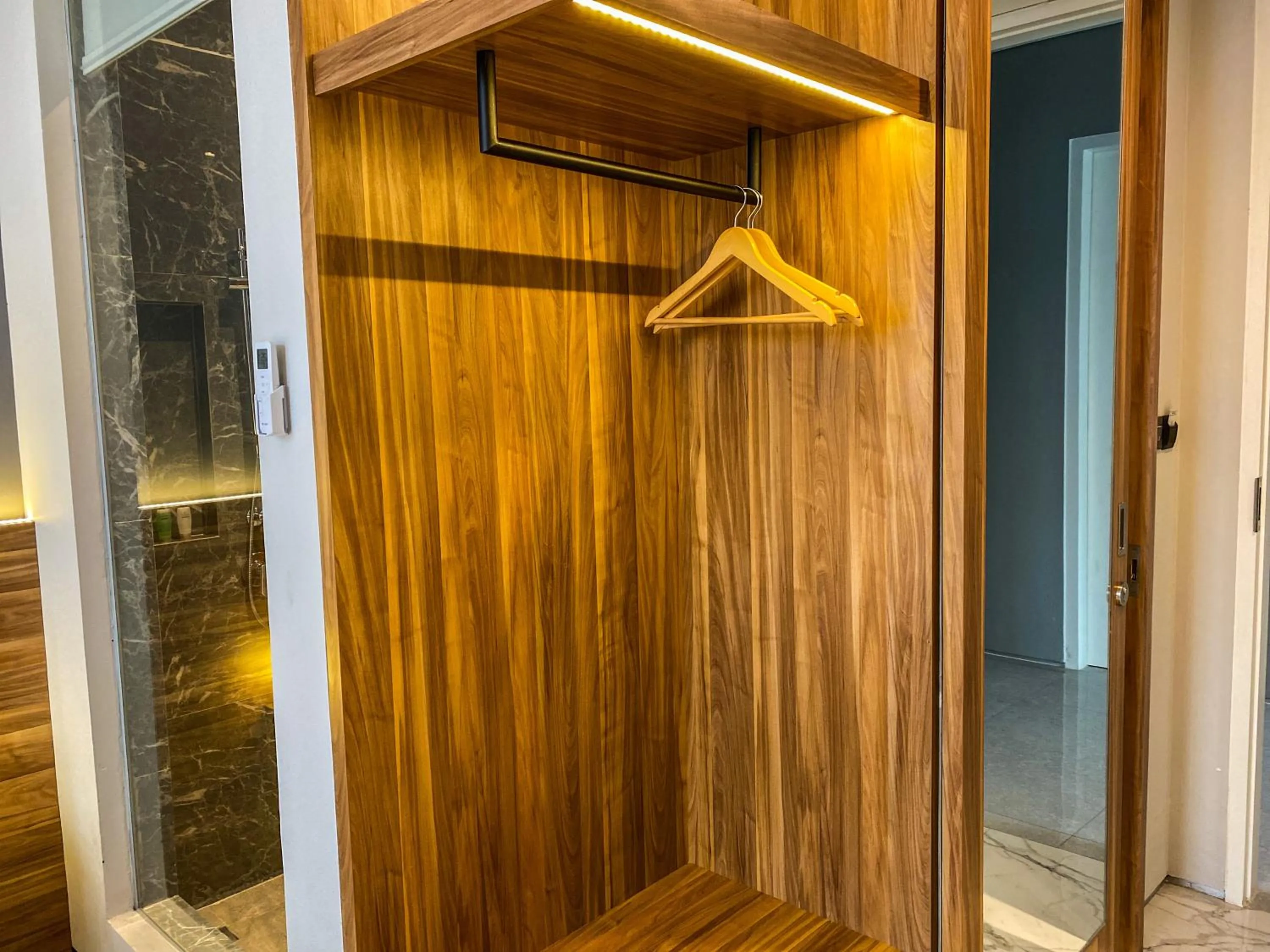 wardrobe in Facade Hotel by Azana