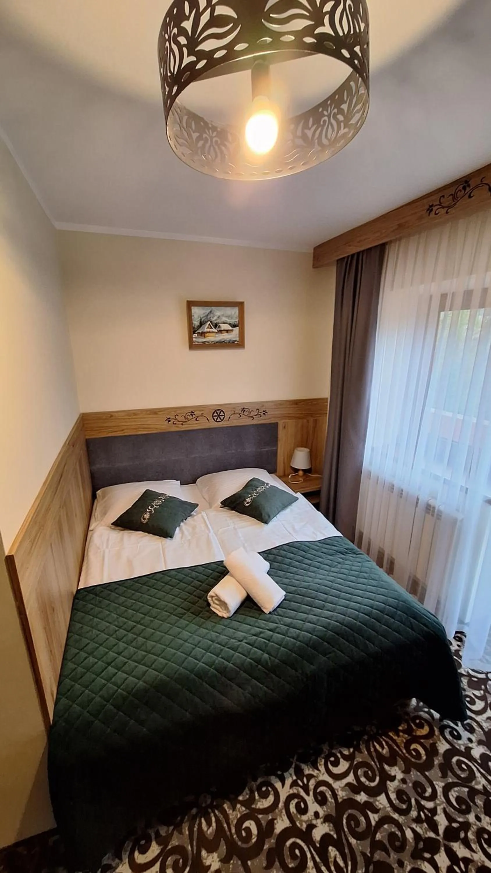 Bathroom, Bed in Willa u Kośle Zakopane