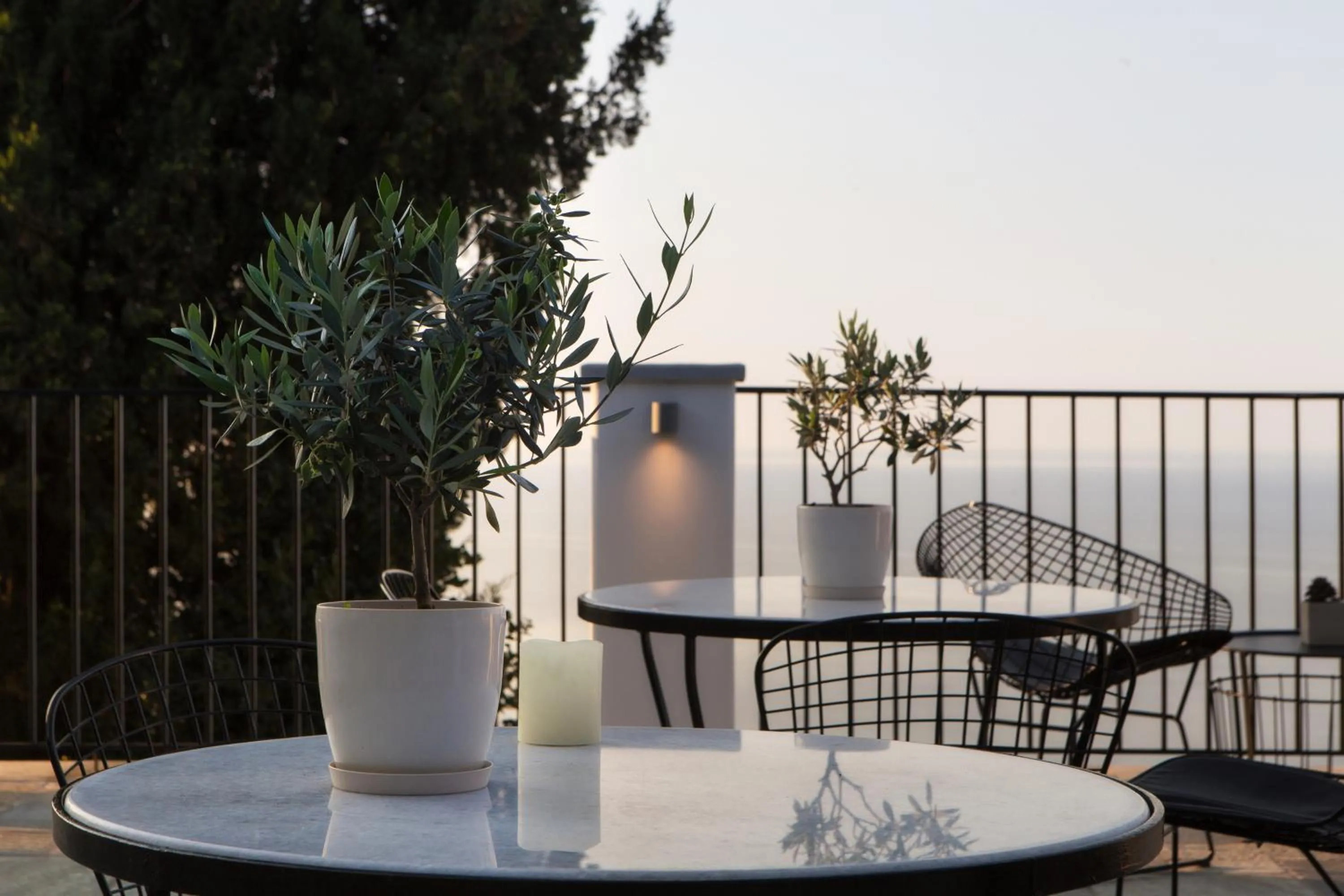 Balcony/Terrace in Olga Hotel Mouresi