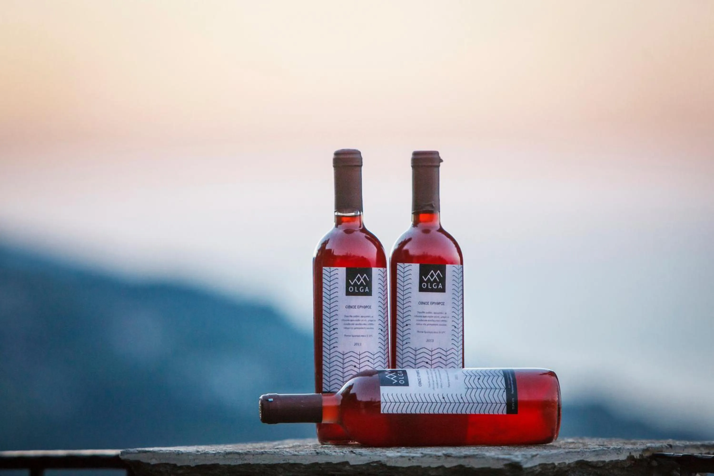 Alcoholic drinks in Olga Hotel Mouresi