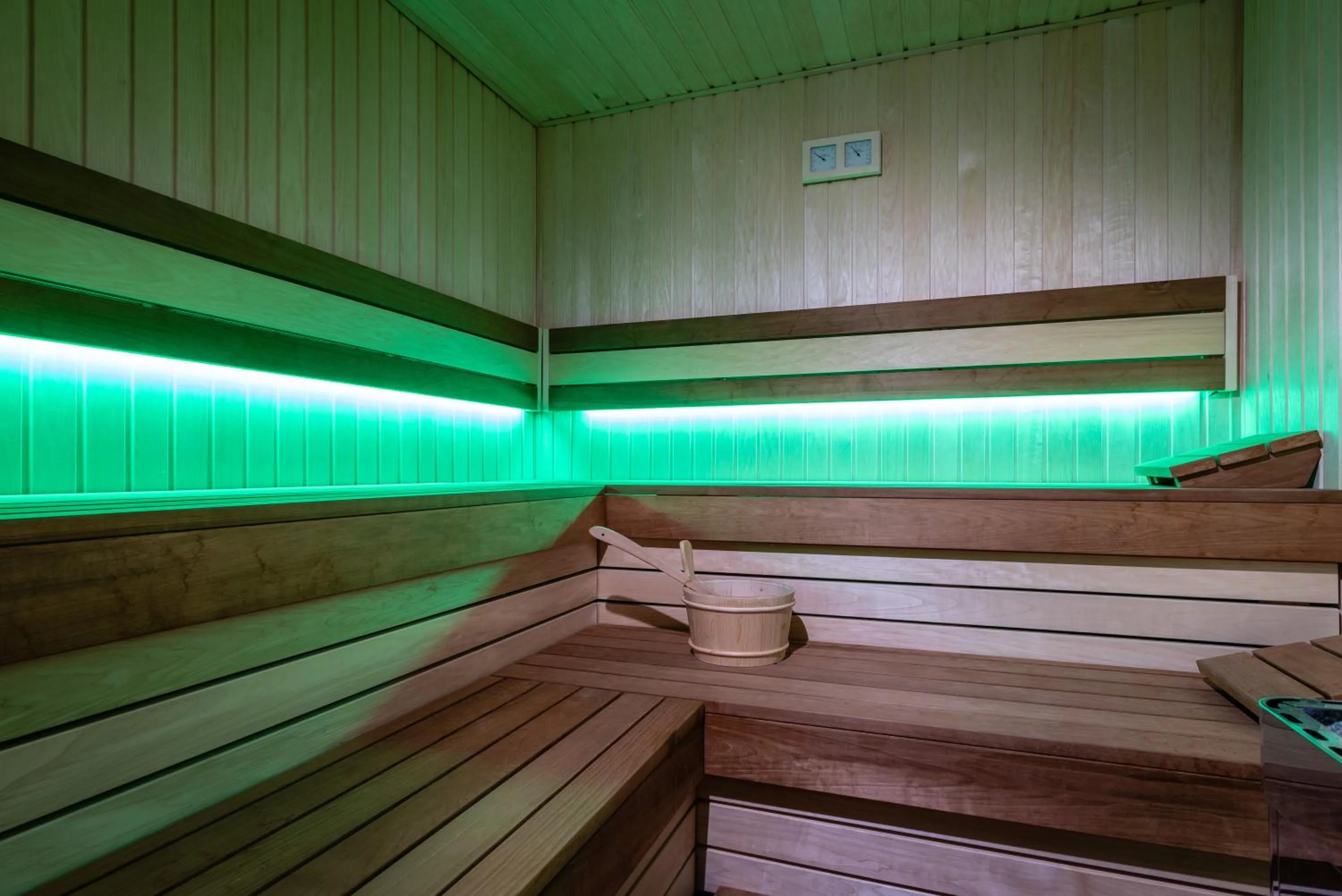 Sauna in Apartmánový Hotel HREBIENOK RESORT