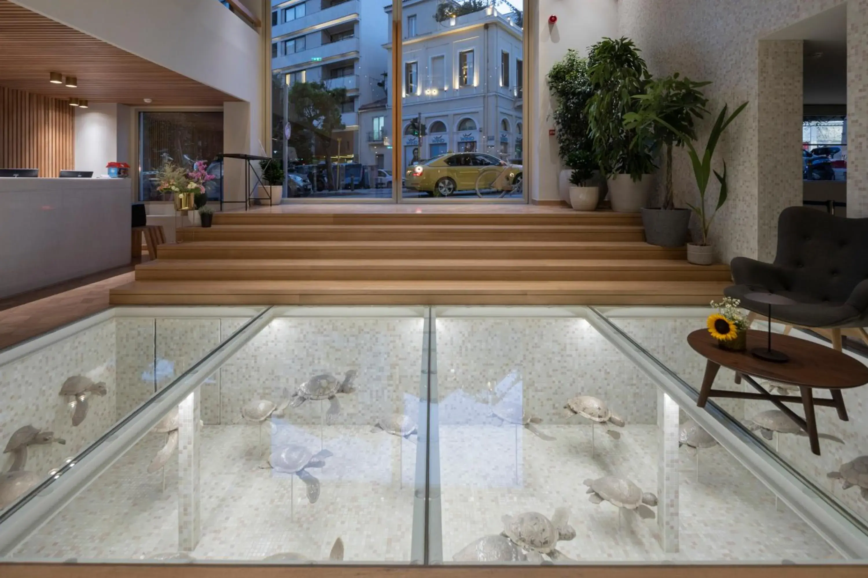 Facade/entrance in Coco-mat Athens BC Facade/entrance in Coco-mat Athens BC