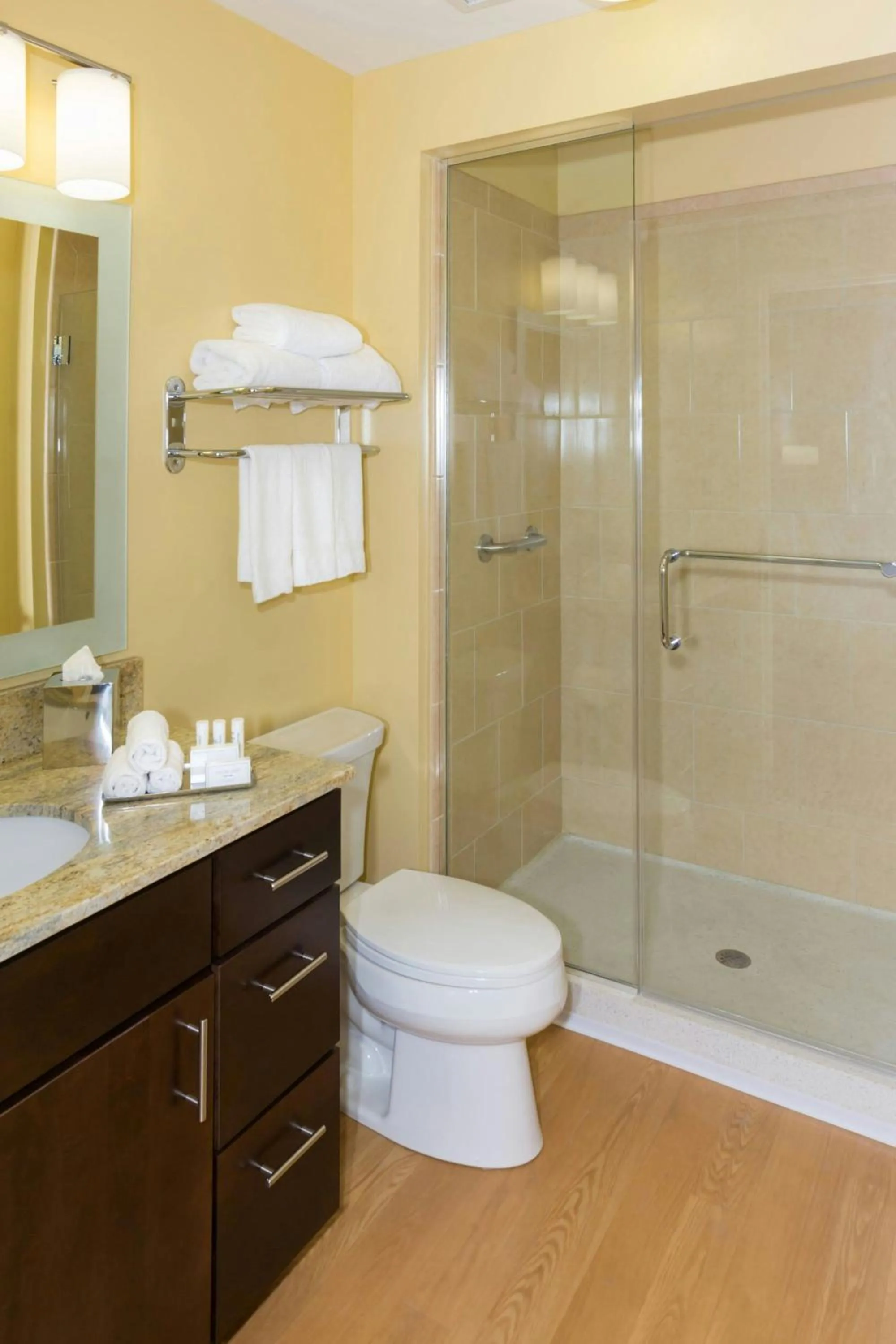 Bathroom in TownePlace Suites Buffalo Airport