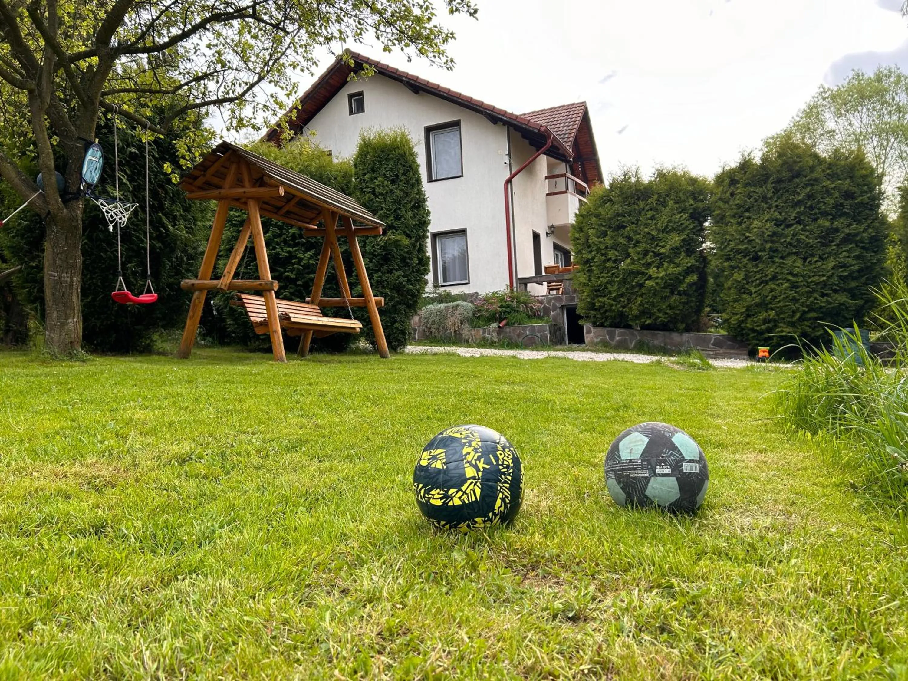 Garden in Homy family house