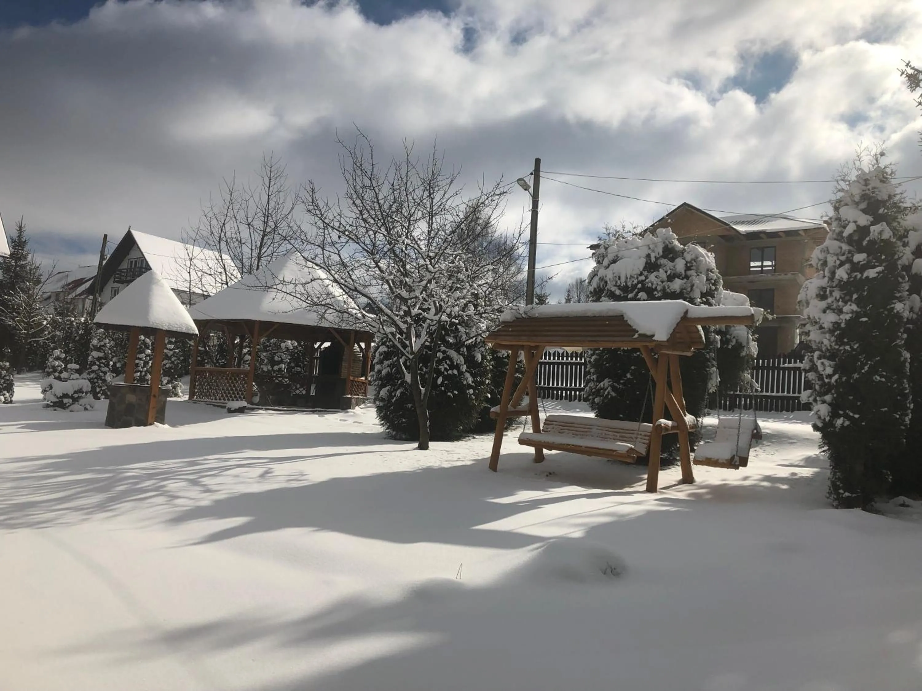 Winter in Homy family house
