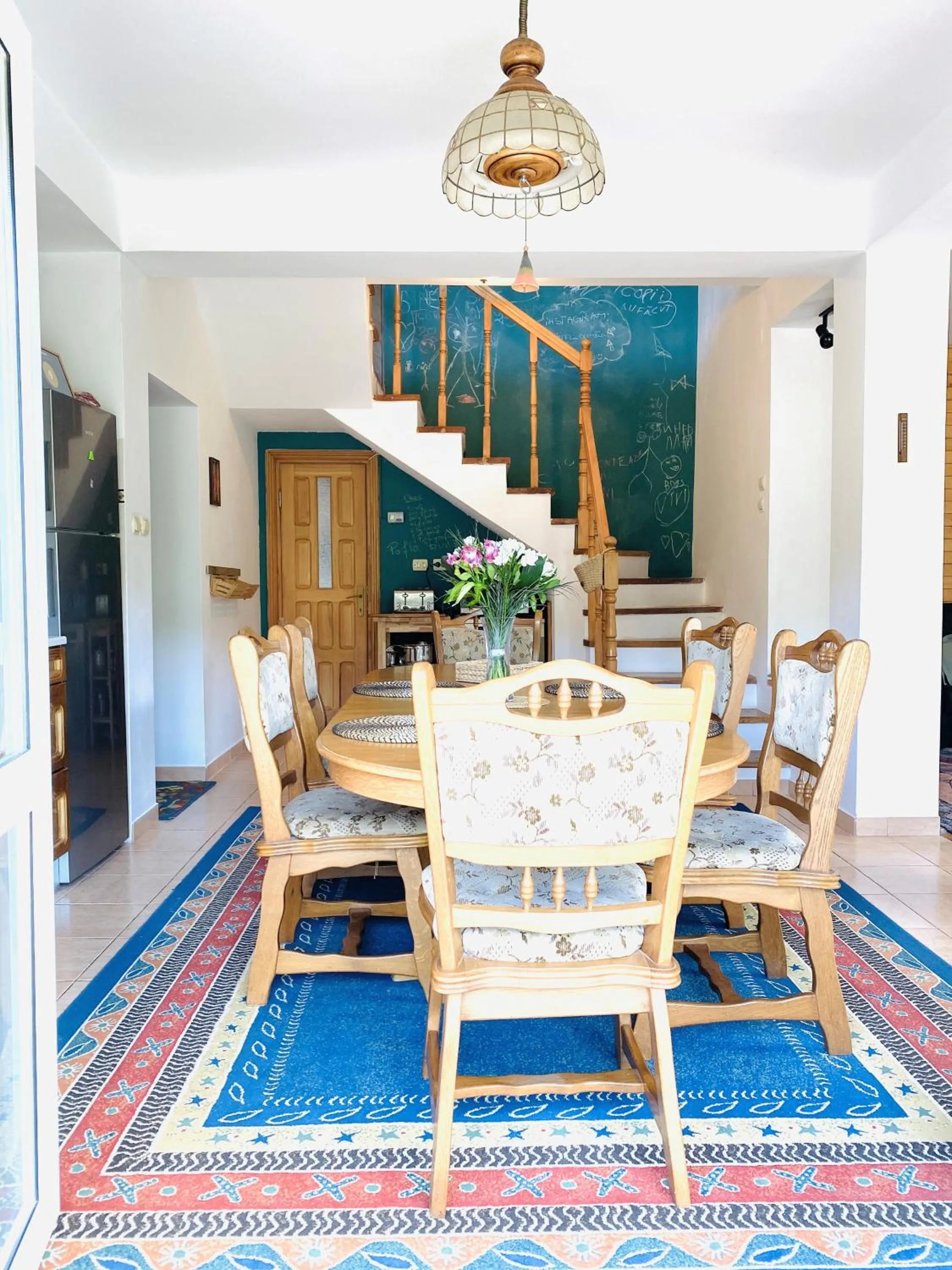 Dining area in Homy family house
