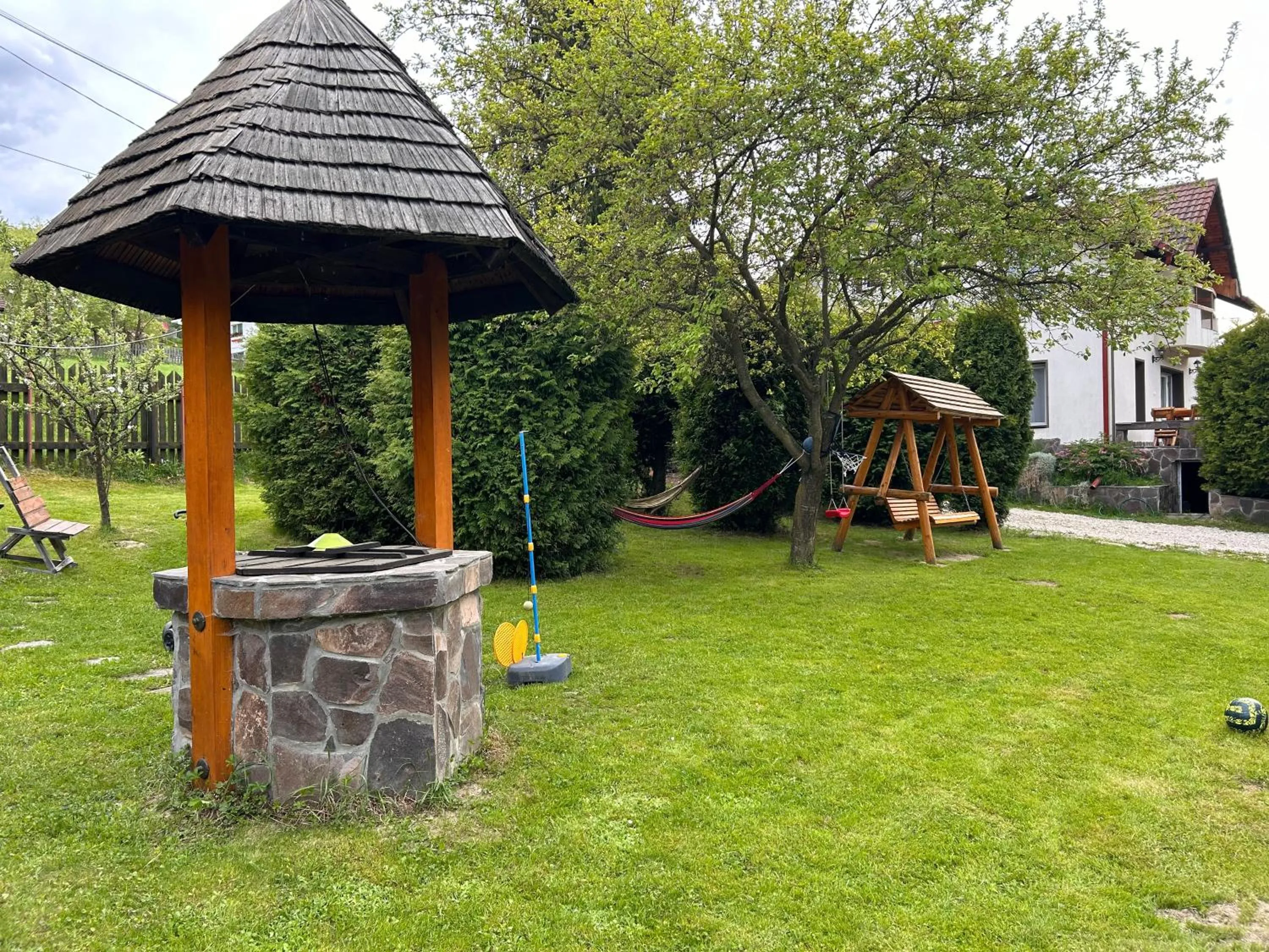 Garden in Homy family house