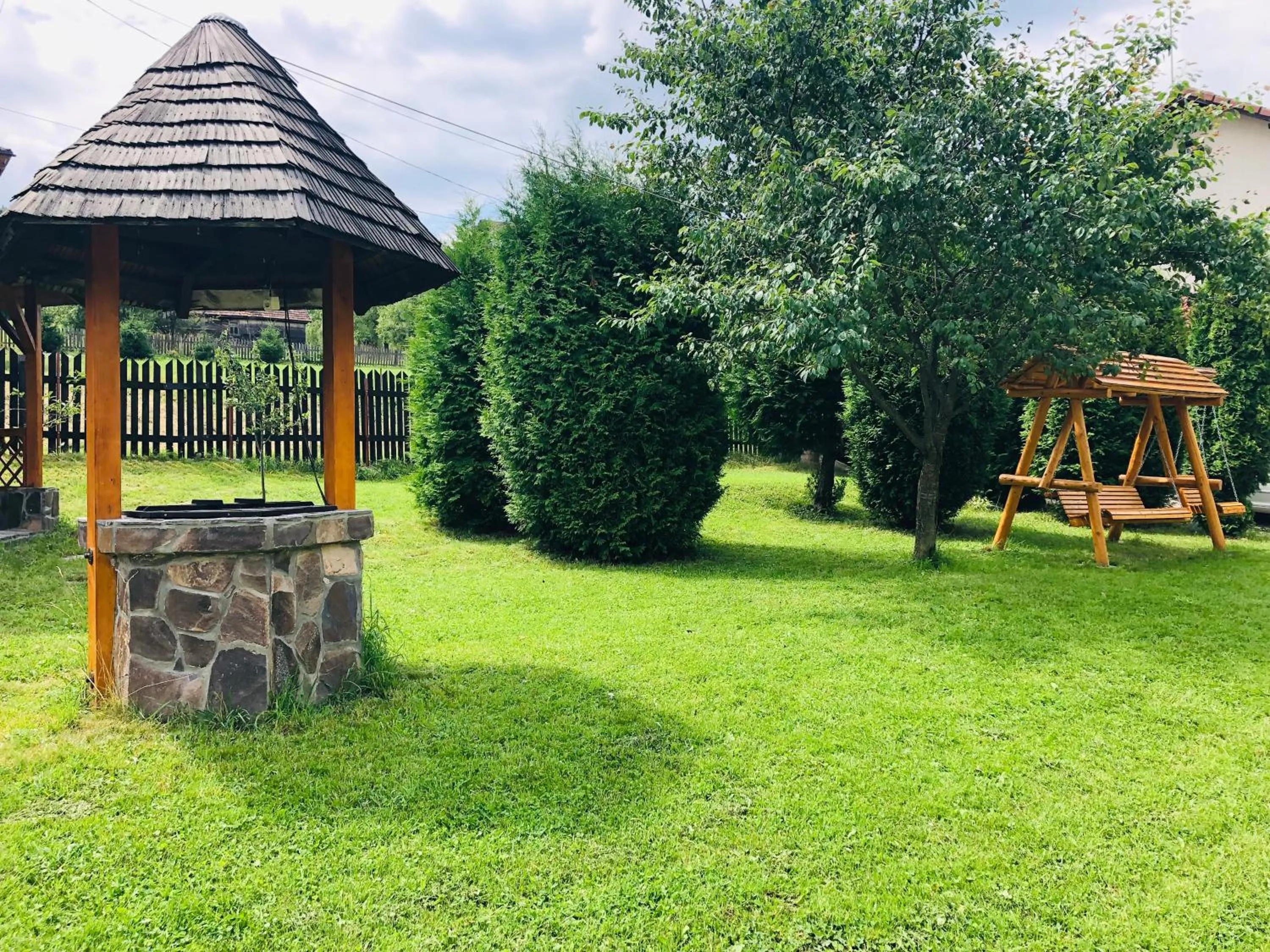 Garden in Homy family house
