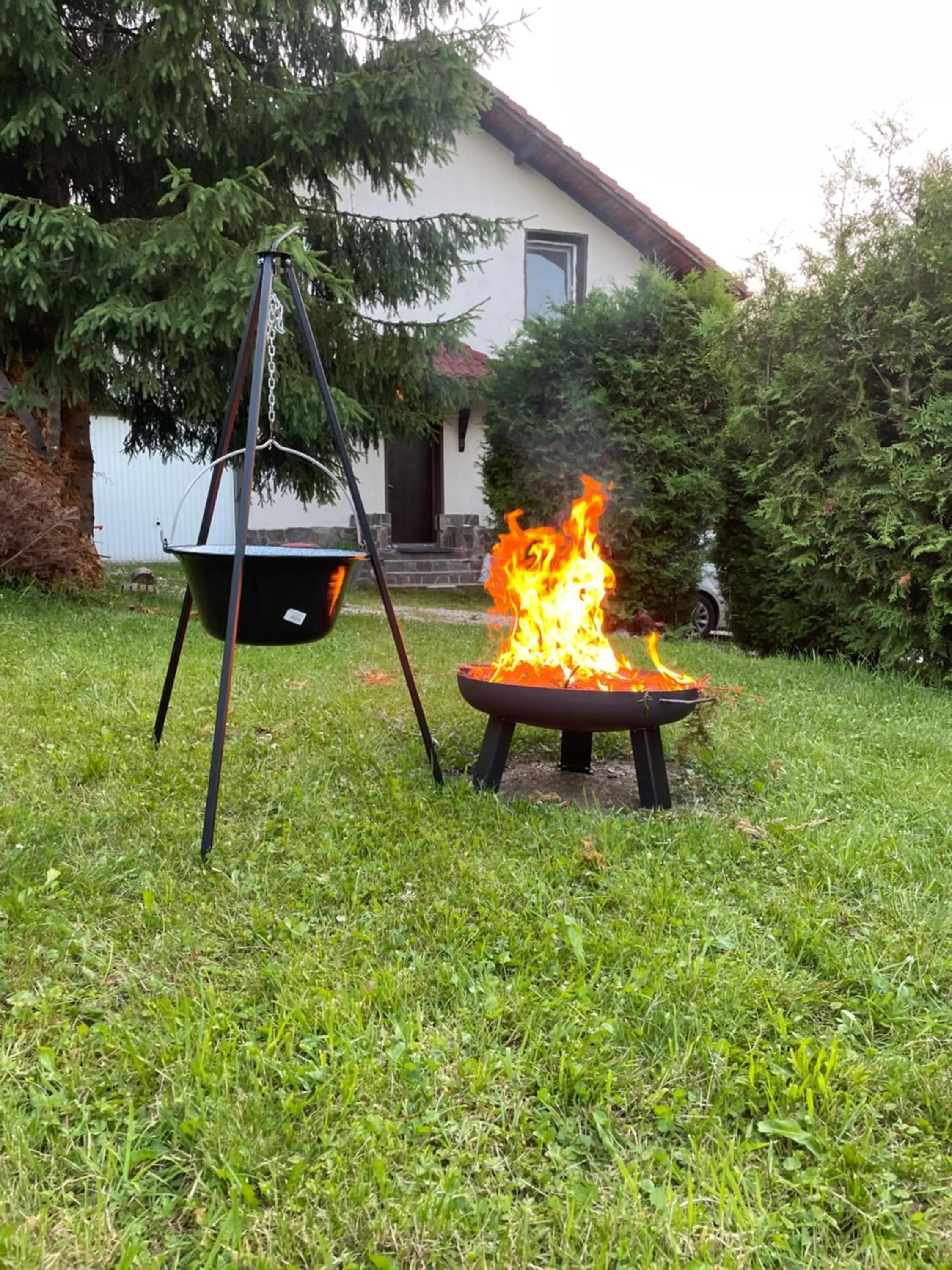 BBQ facilities in Homy family house