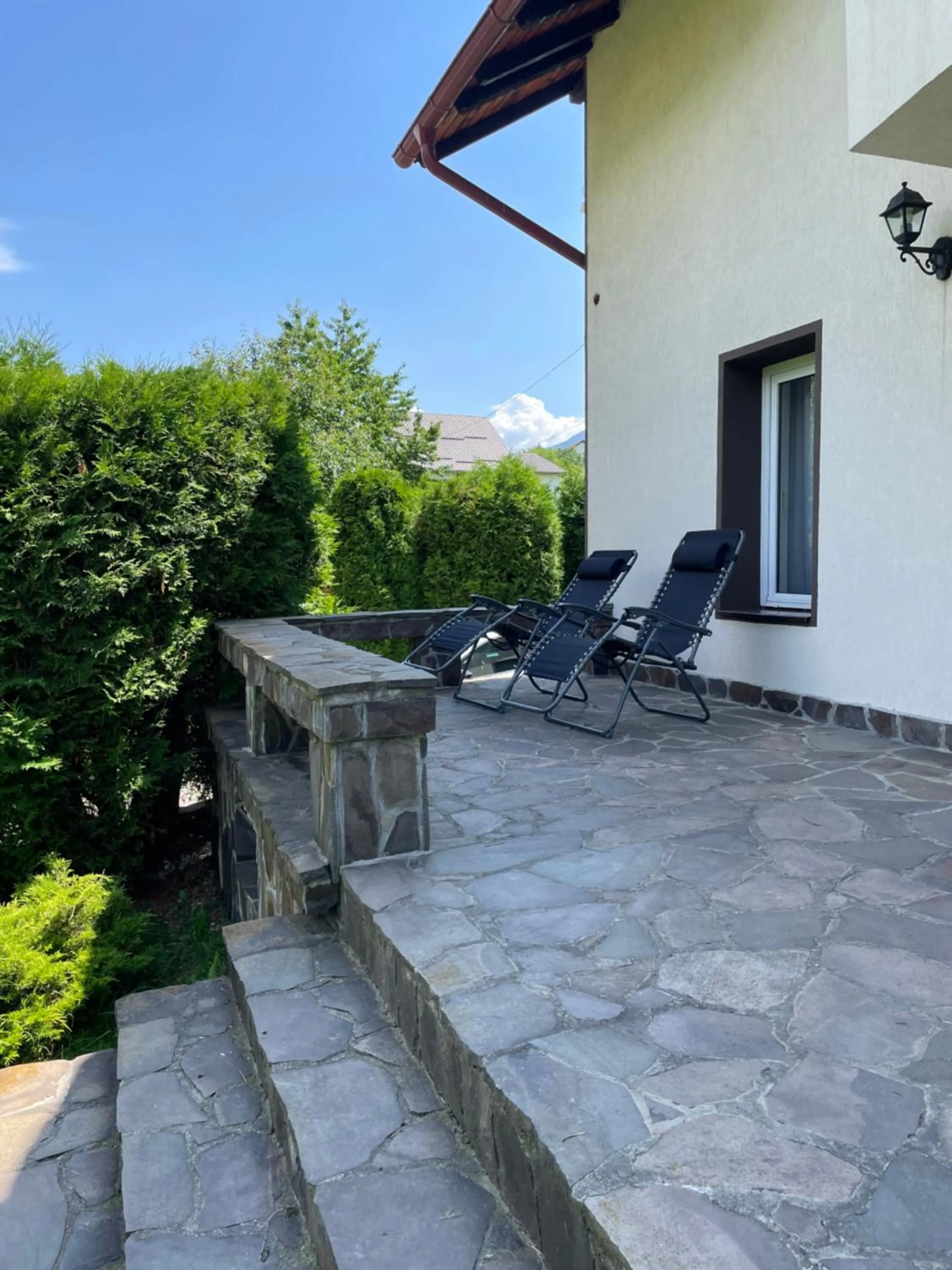 Garden in Homy family house