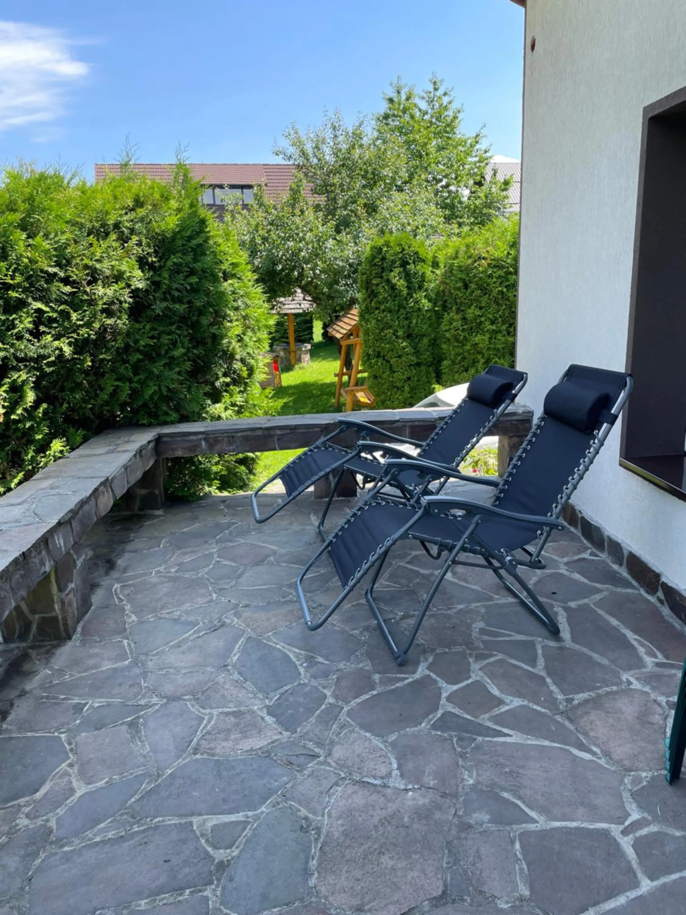 Garden in Homy family house