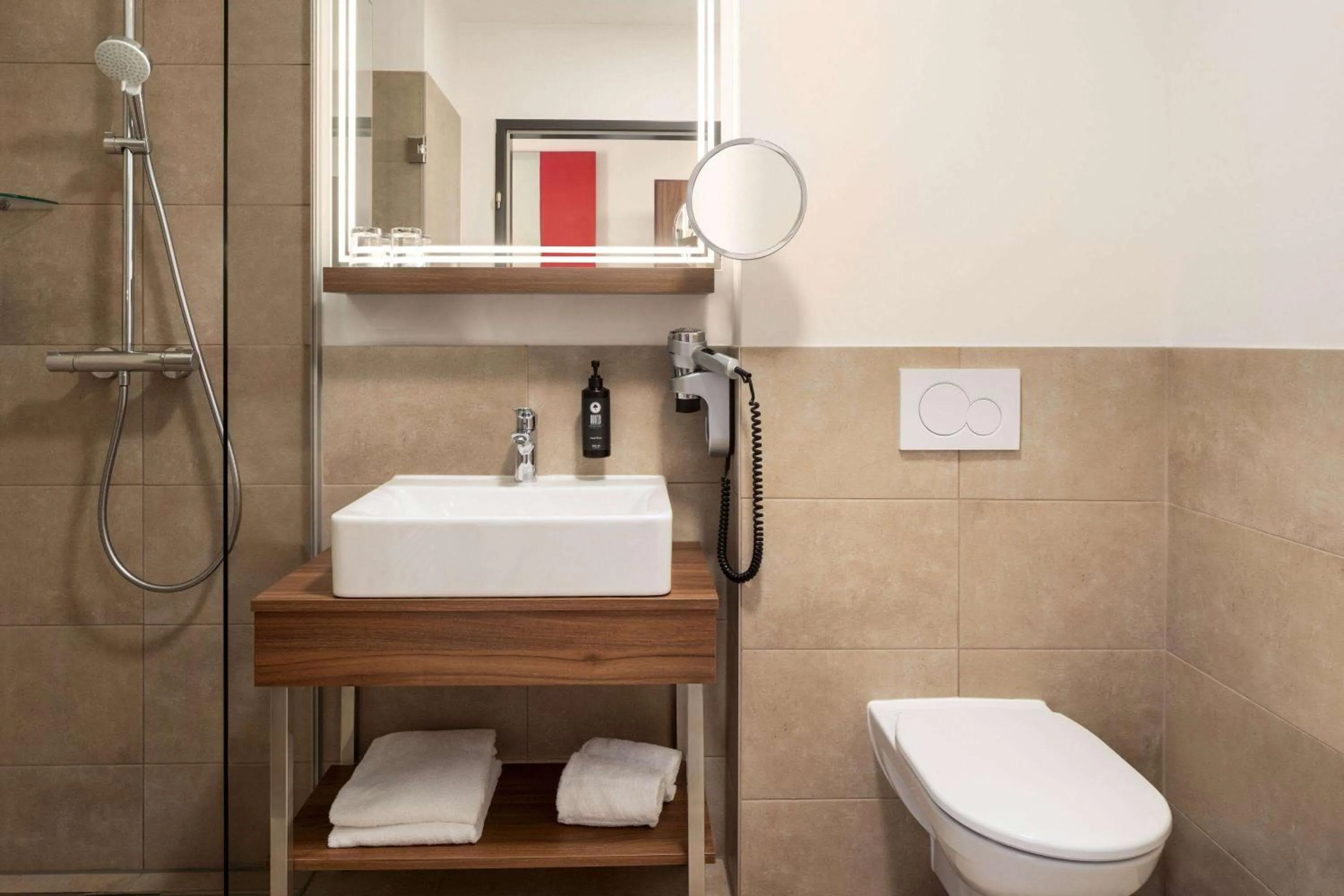 Bathroom in Amedia Express Graz Airport, Trademark Collection by Wyndham