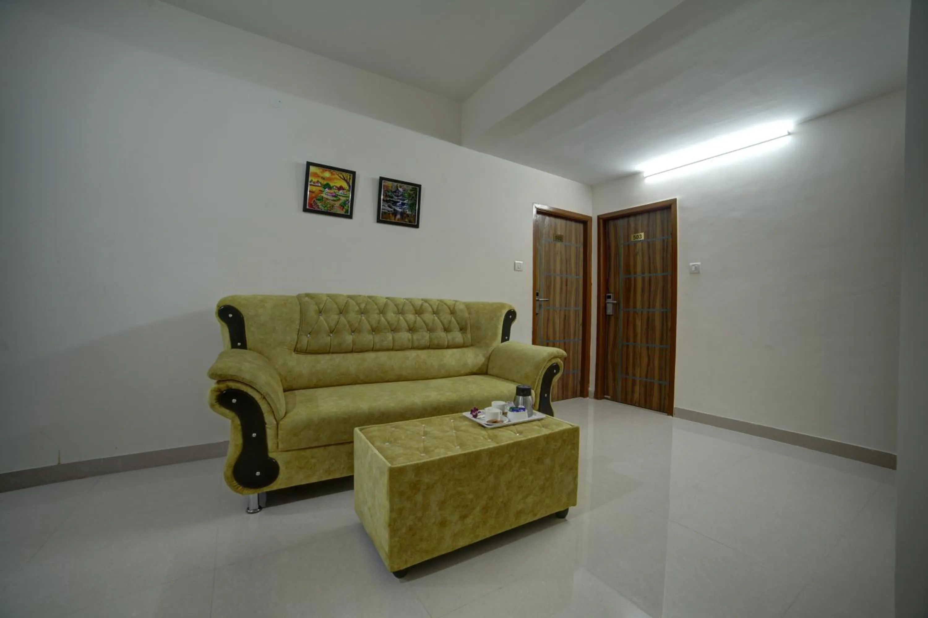 Living room in SM Royal Suites - Hotel near Kempegowda international Airport Bangalore