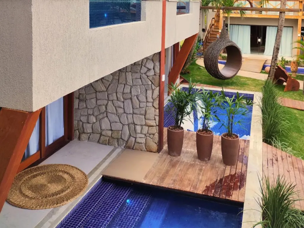 Patio in Pousada Sol e Mar