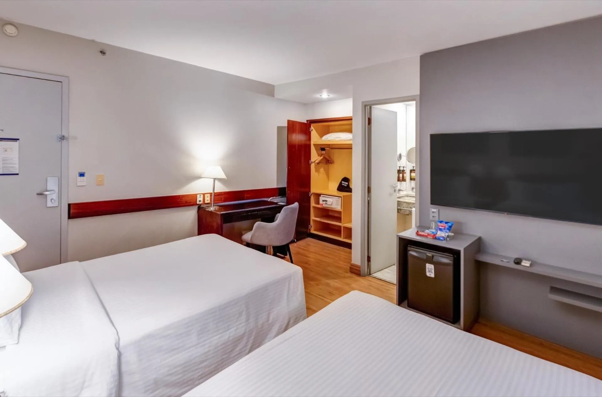 Bed in Double Tree by Hilton São Paulo Itaim