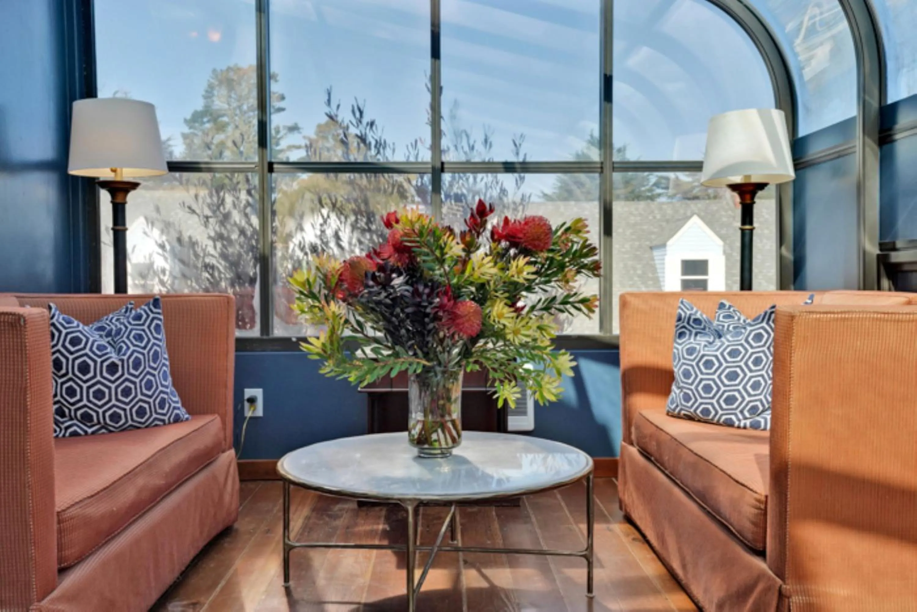 Patio in Bodega Bay Inn